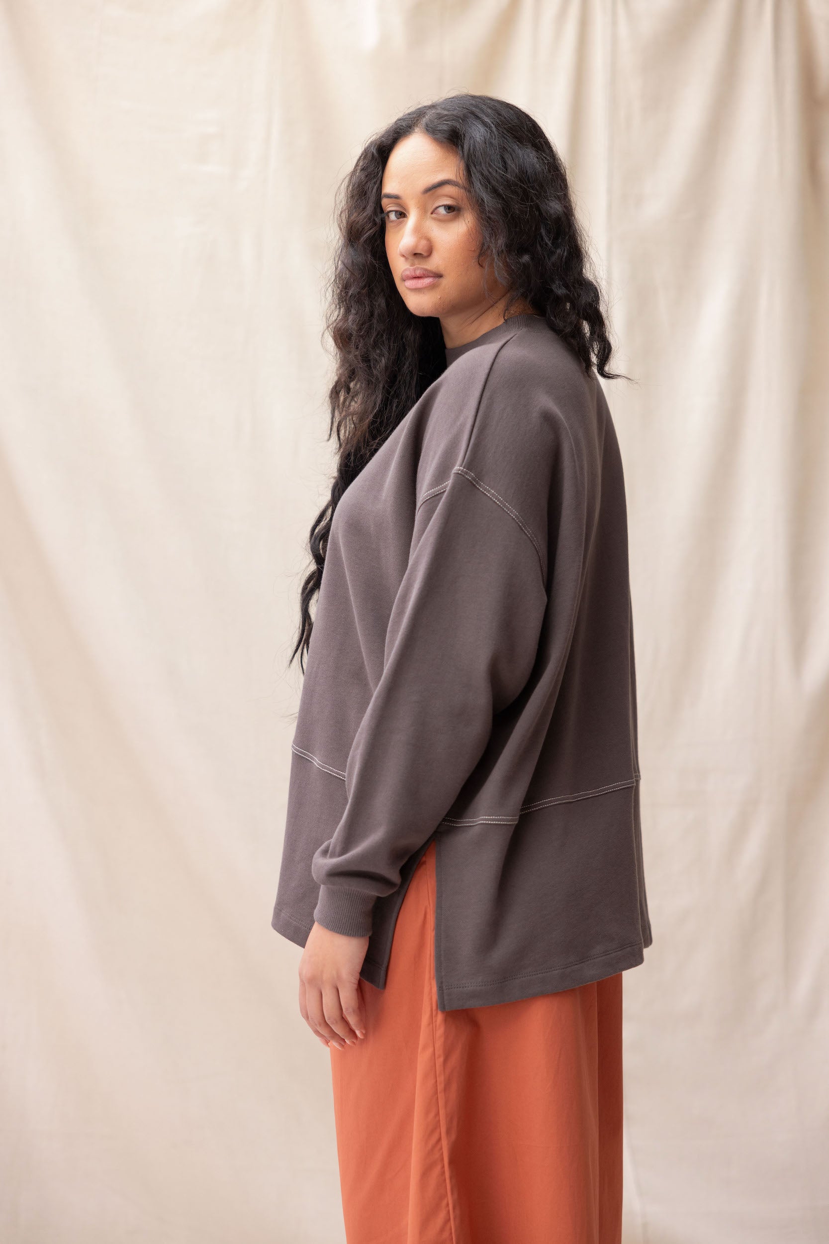 Roam Sweatshirt | Charcoal - ReCreate Clothing
