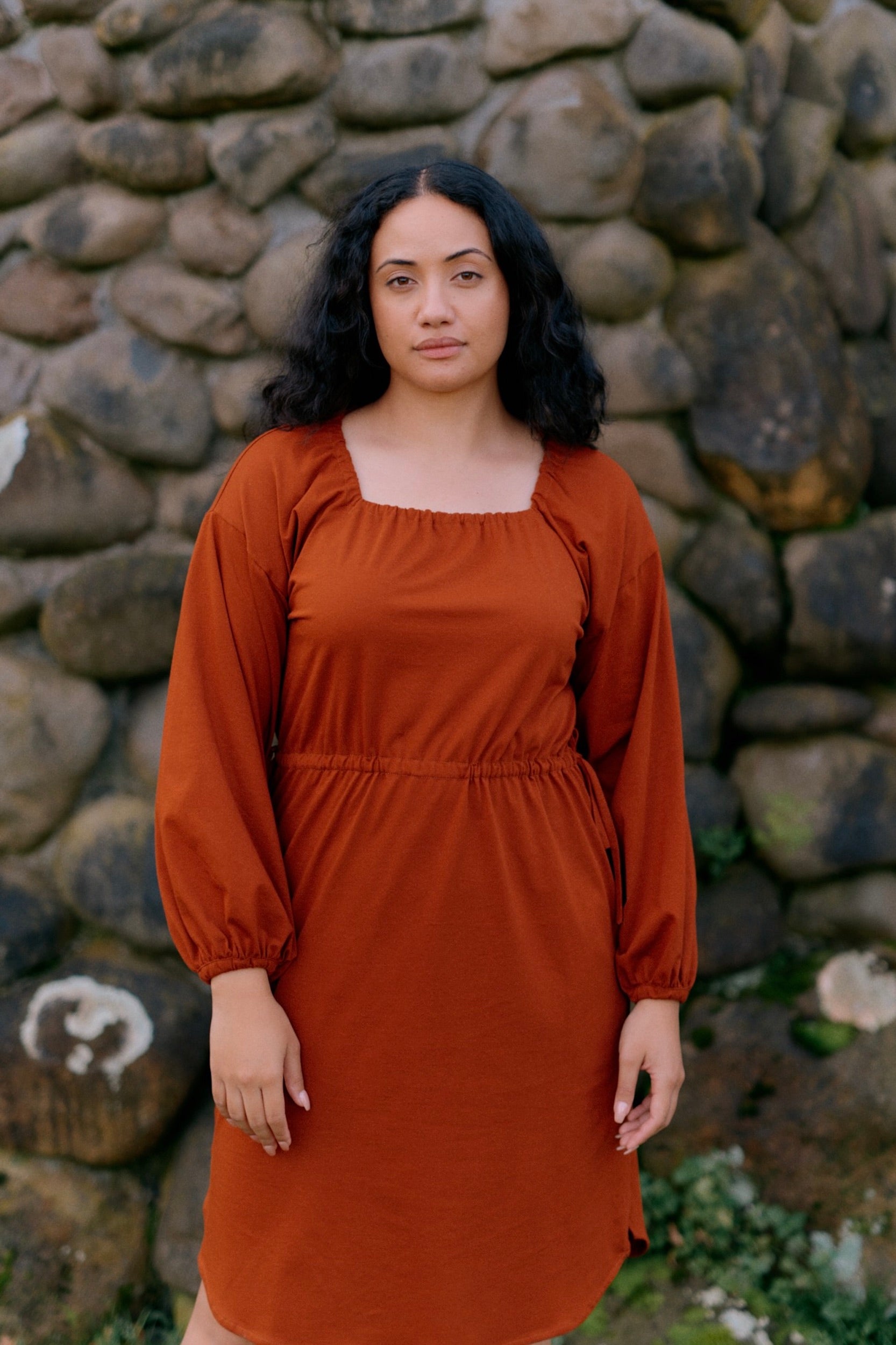 Rose Dress | Chestnut - ReCreate Clothing