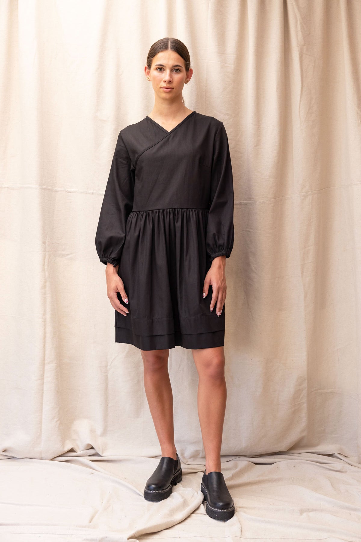Sebastian Denim Dress | Black - ReCreate Clothing