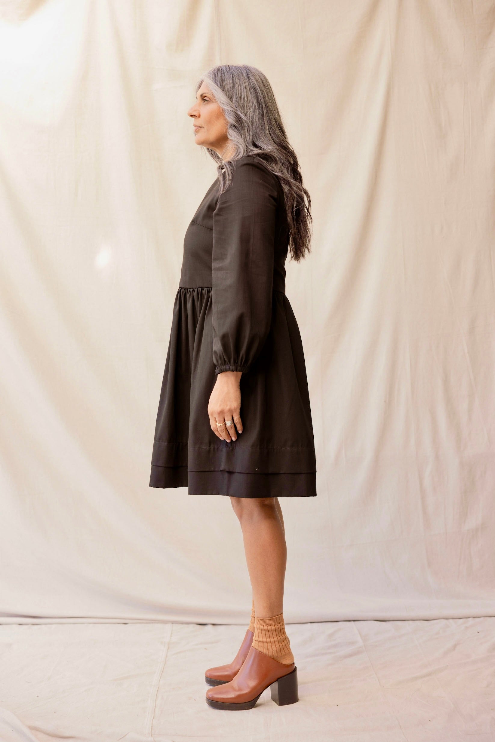 Sebastian Denim Dress | Black - ReCreate Clothing