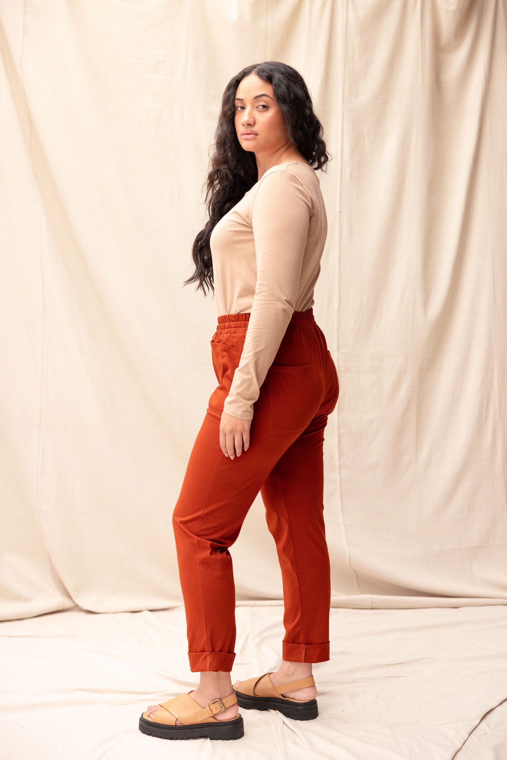 Travel Pant | Chestnut - ReCreate Clothing