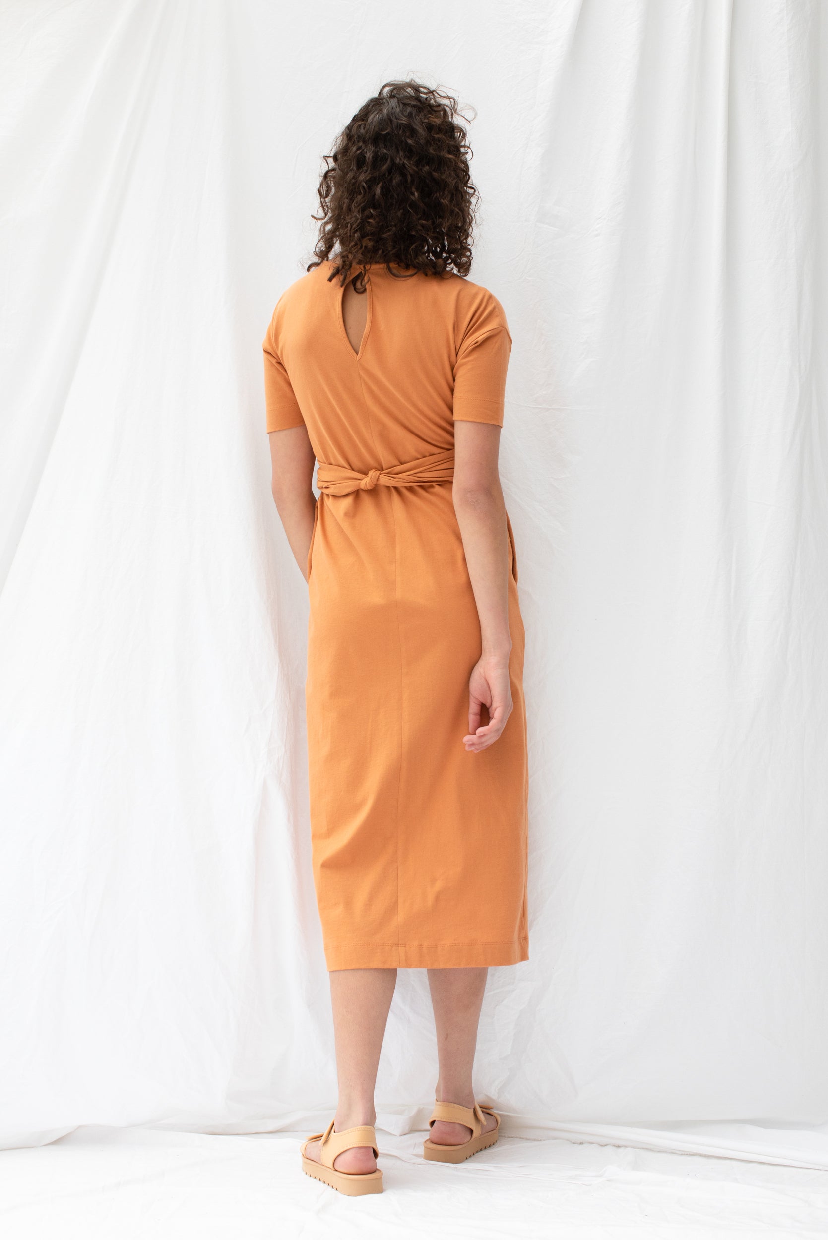 Twist Dress | Papaya (L,XL only)
