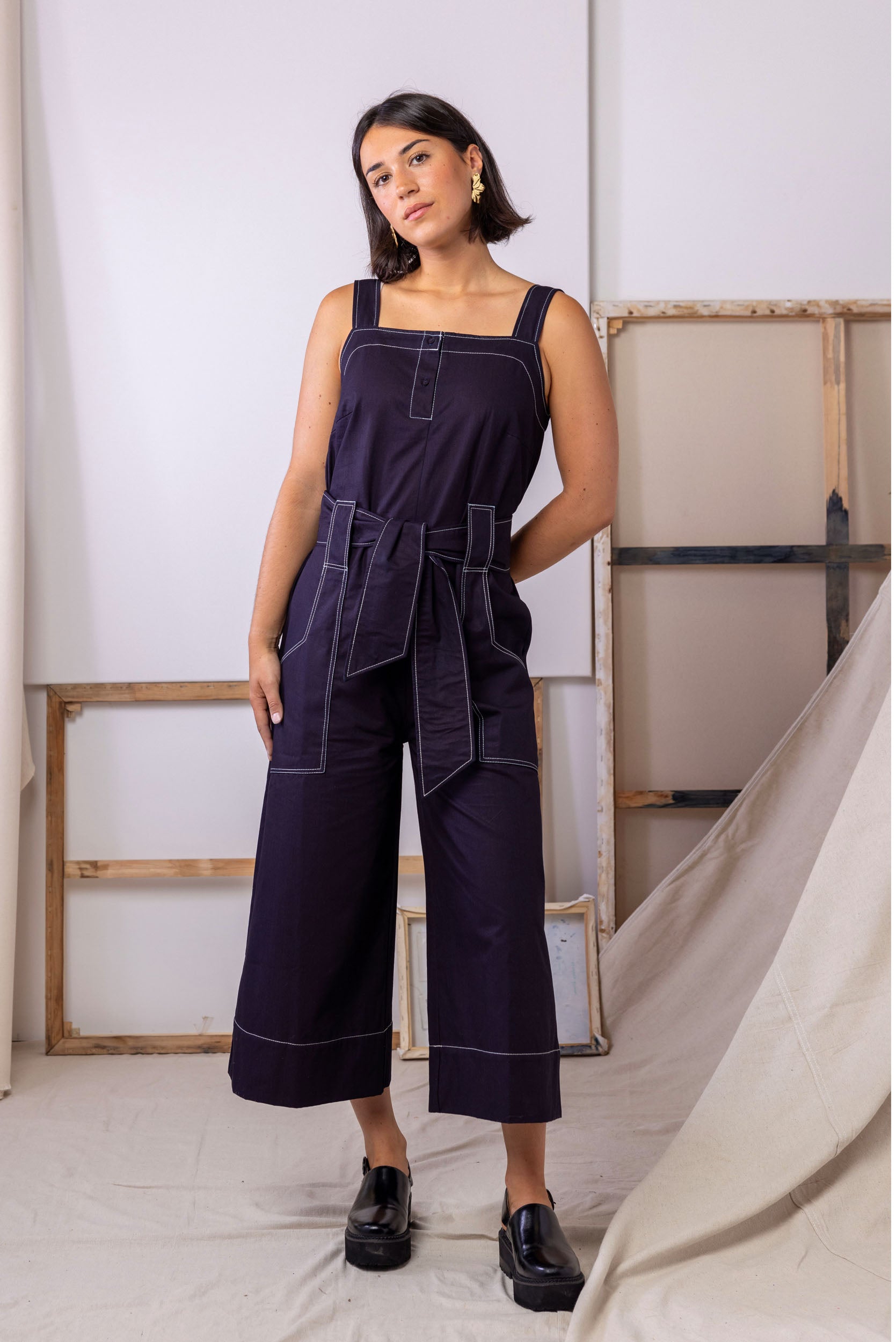 Goldie Jumpsuit | Indigo