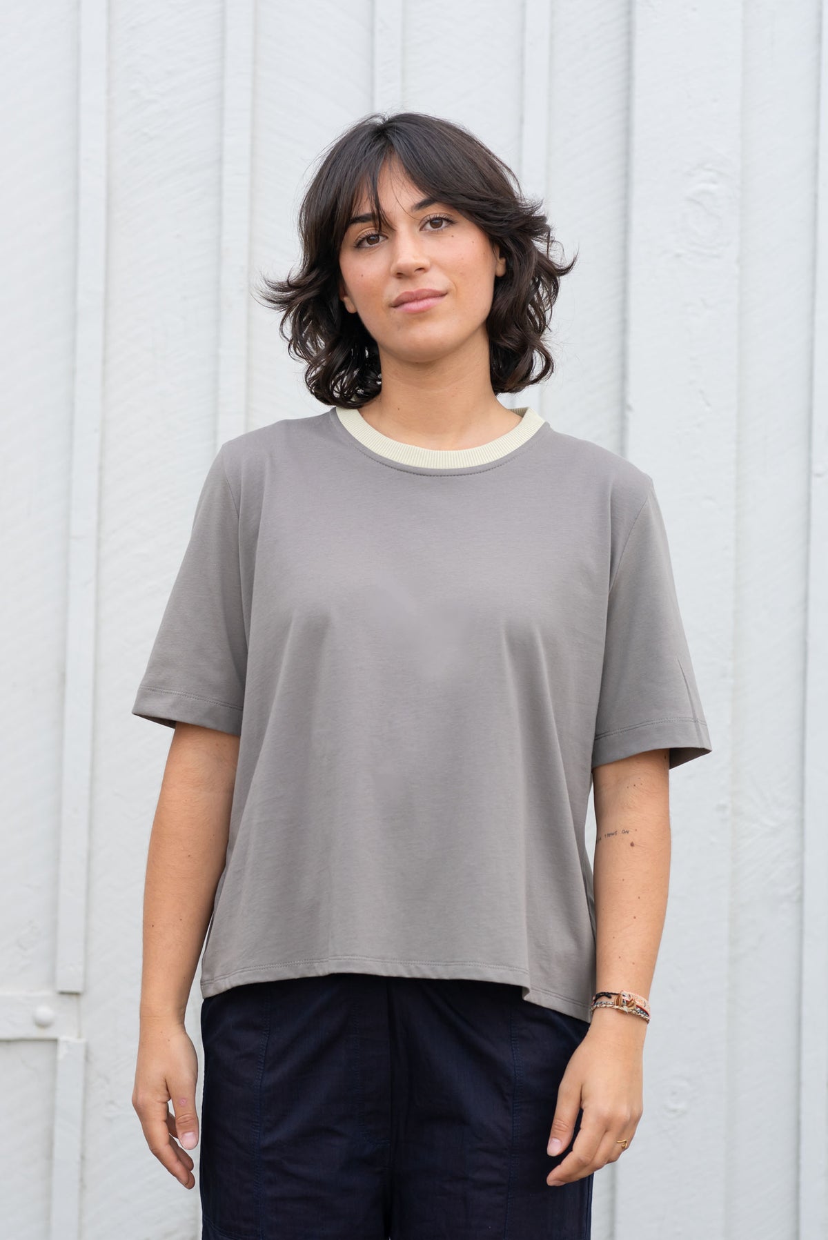 Buddy Tee | Grey Sage | XL - ReCreate Clothing
