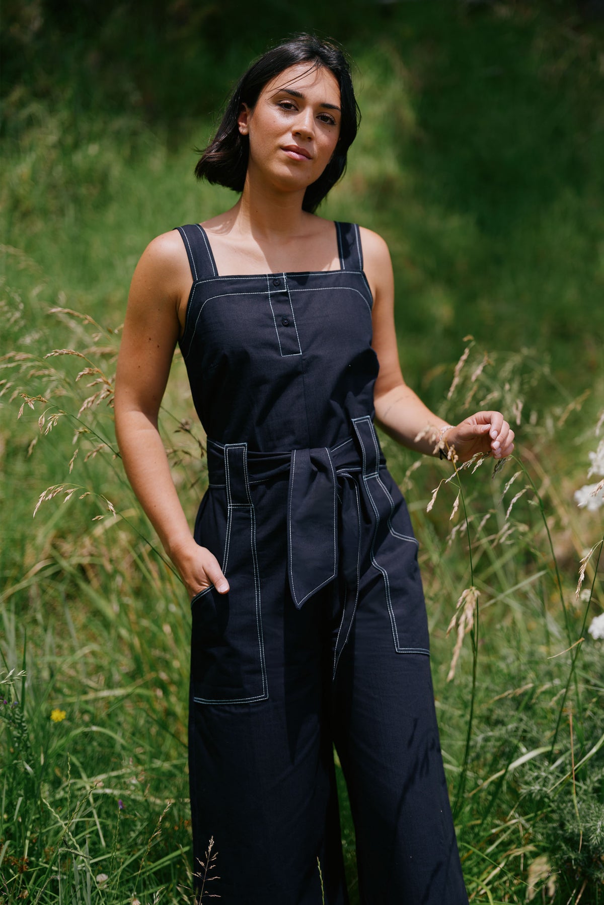 Goldie Jumpsuit | Indigo | XS - ReCreate Clothing