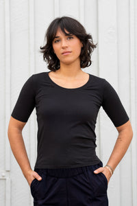 Isabella Top | Black | XL - ReCreate Clothing