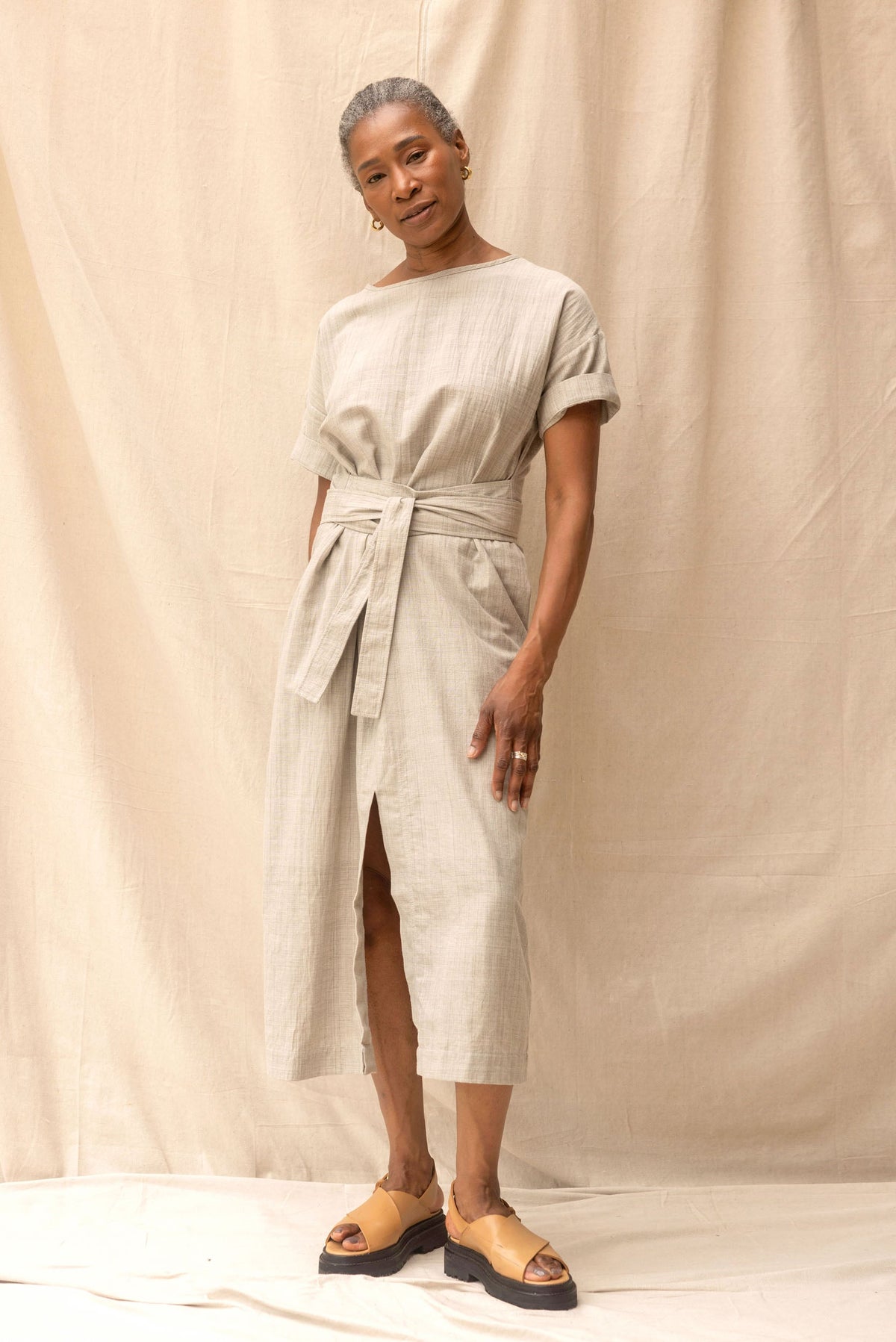 Array Dress | Pebble | S - ReCreate Clothing