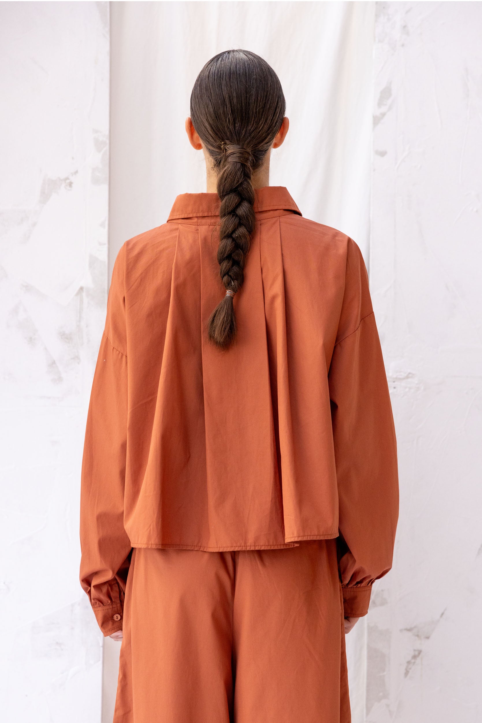 Boxy Shirt | Burnt Sienna