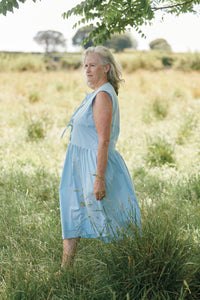 Frankie Dress | Sky Blue | M - ReCreate Clothing