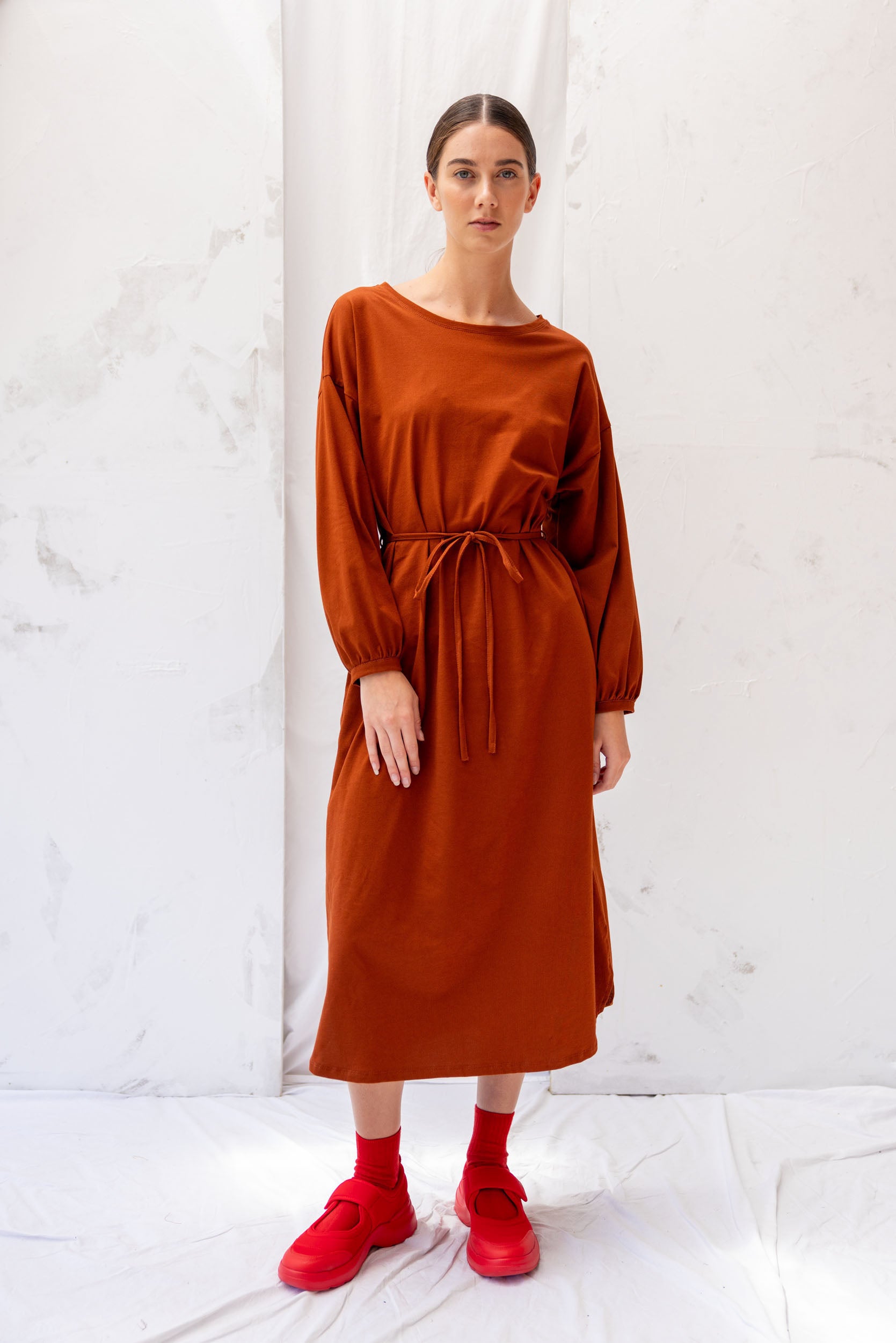 Ahead Dress | Chestnut | S - ReCreate Clothing