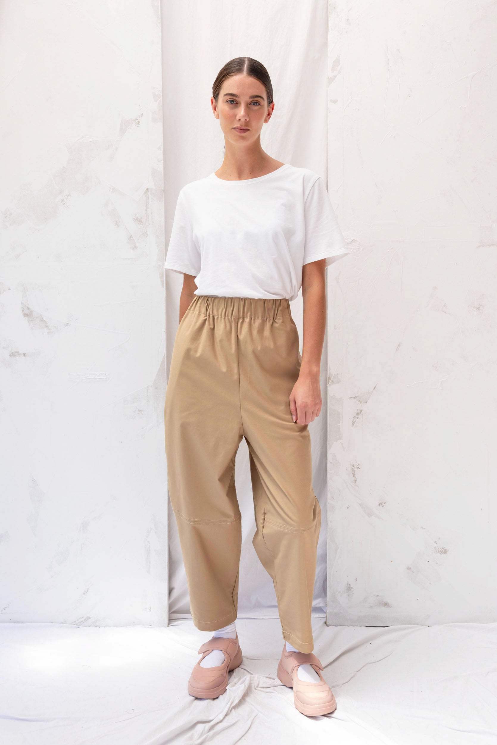 Barrel Pant | Tan