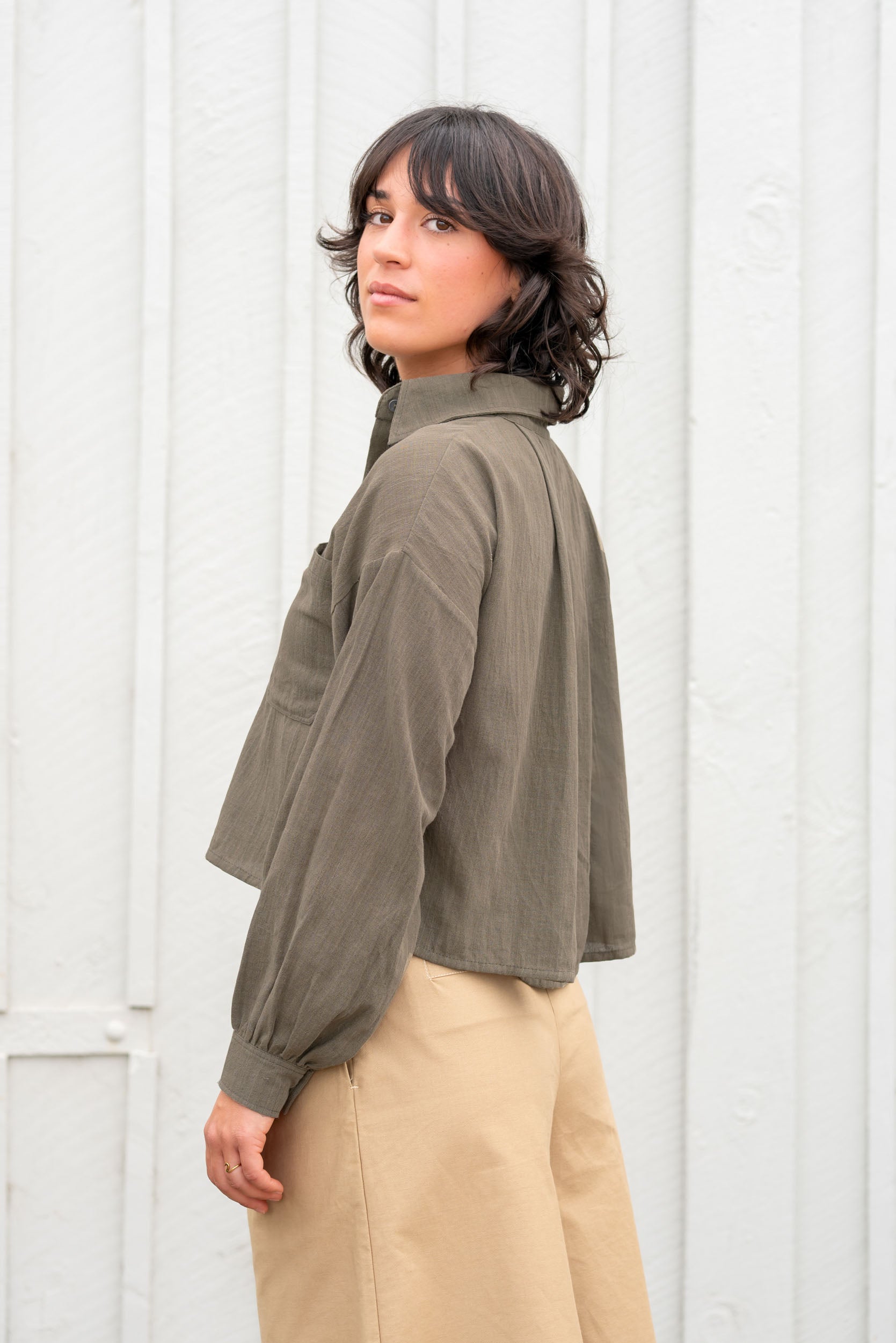 Boxy Shirt | Olive