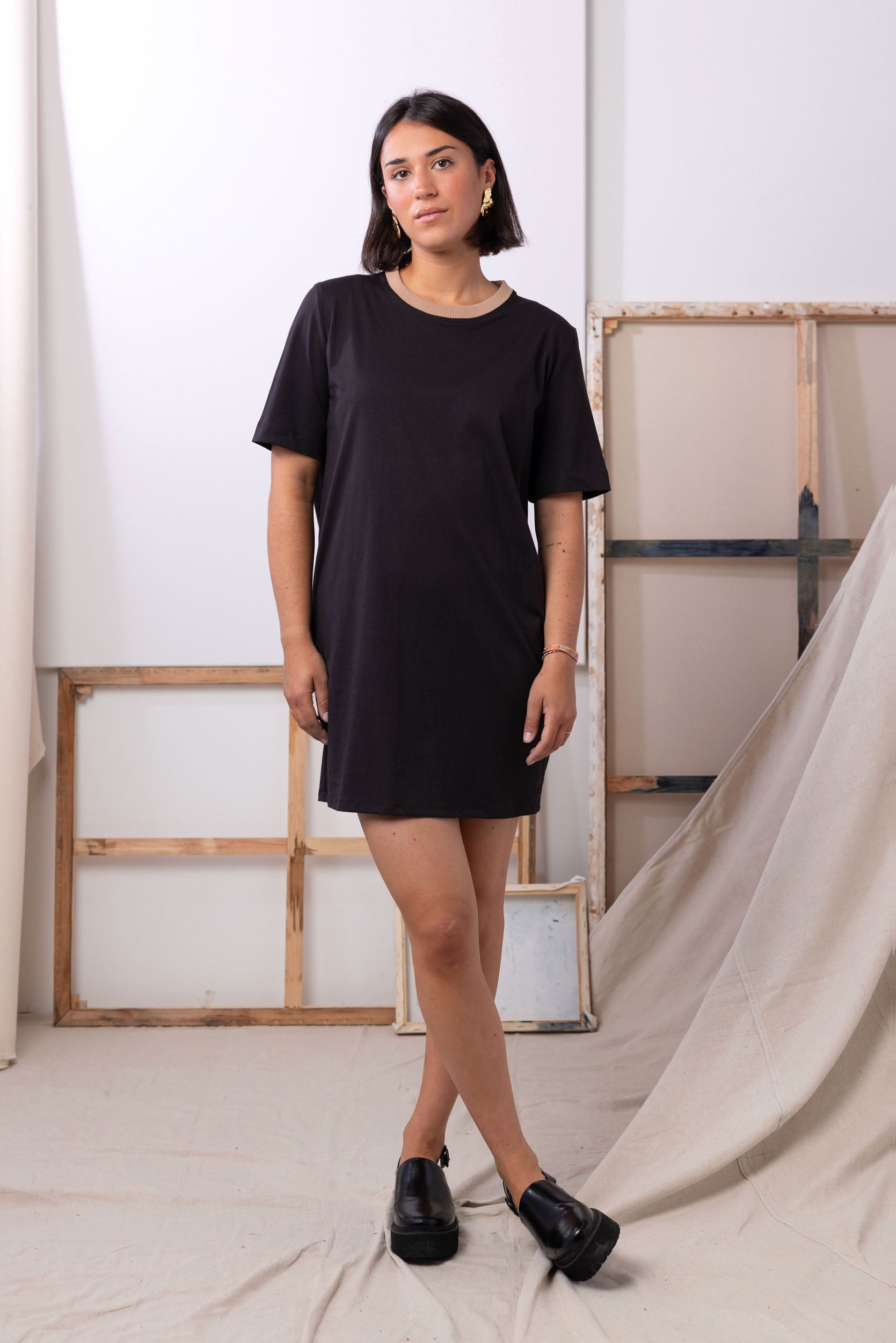 Buddy Tee Dress | Black