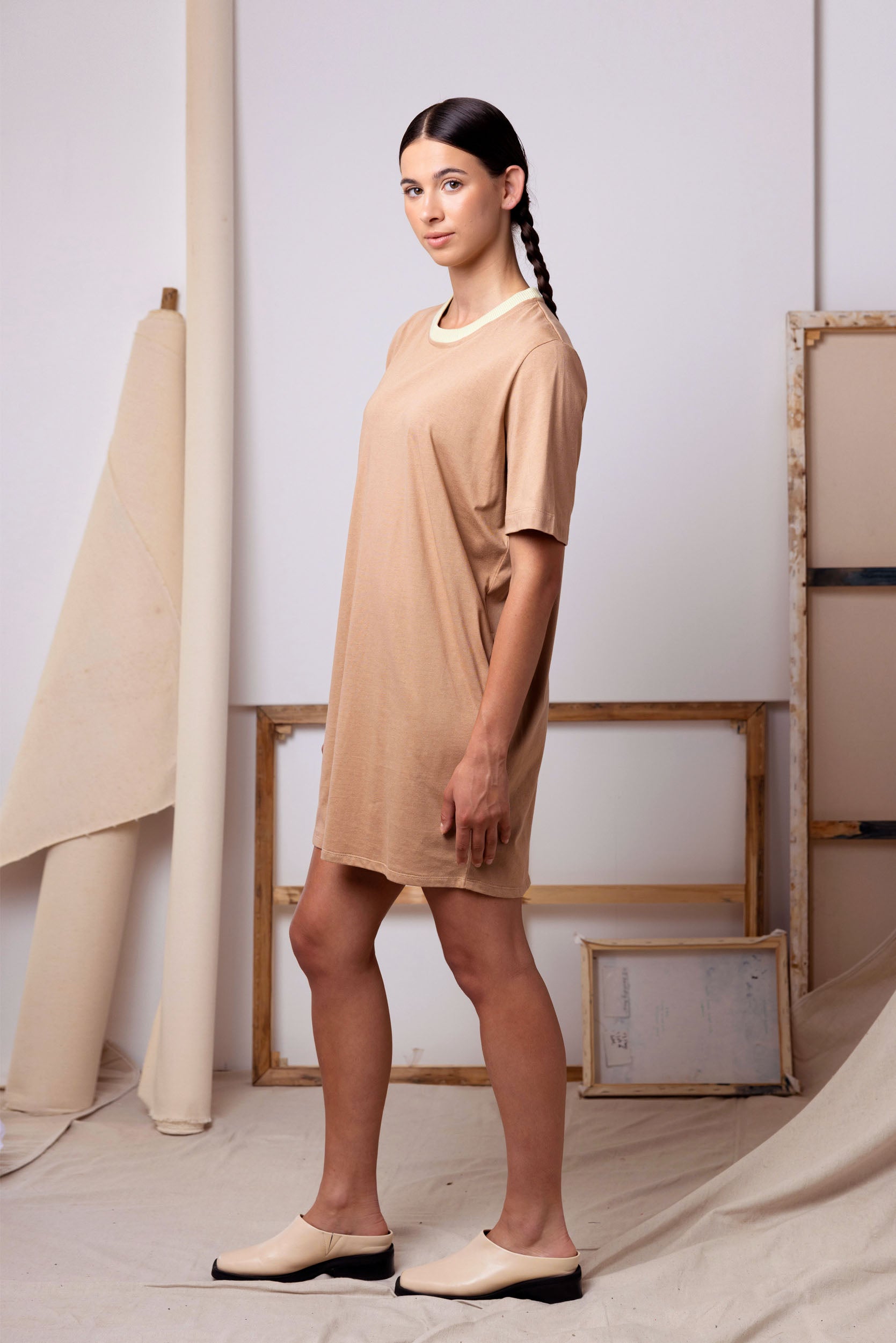 Buddy Tee Dress | Clay