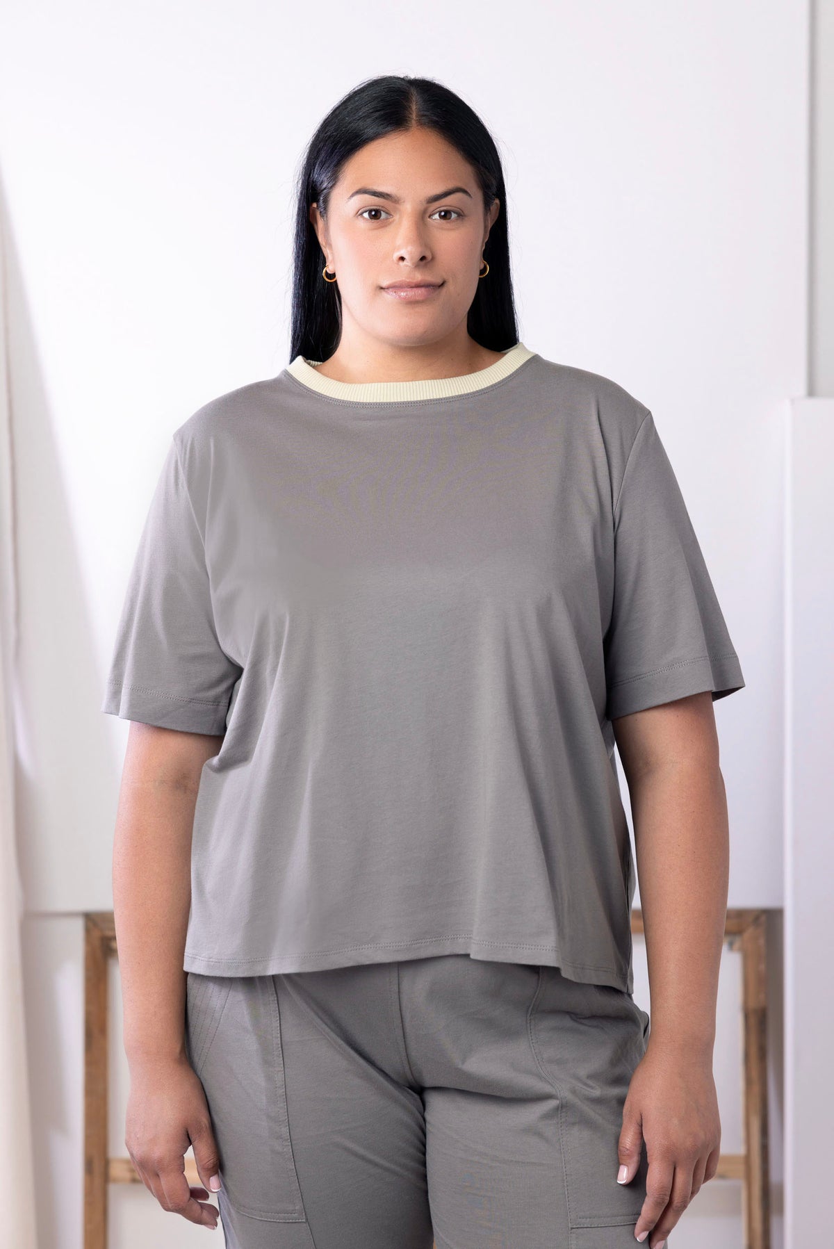 Buddy Tee | Grey Sage | XL - ReCreate Clothing