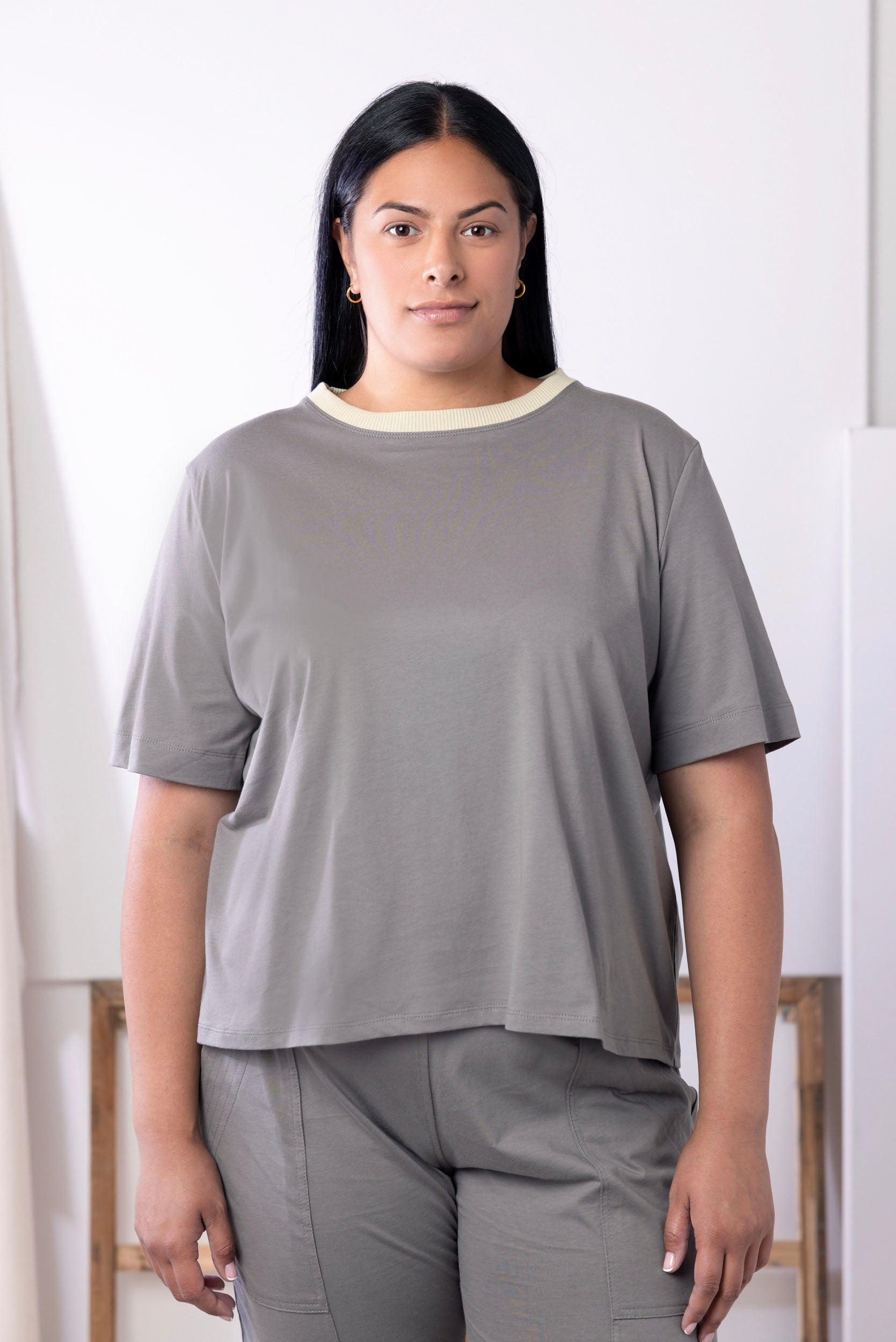 Buddy Tee | Grey Sage | XL - ReCreate Clothing