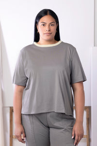 Buddy Tee | Grey Sage | XL - ReCreate Clothing