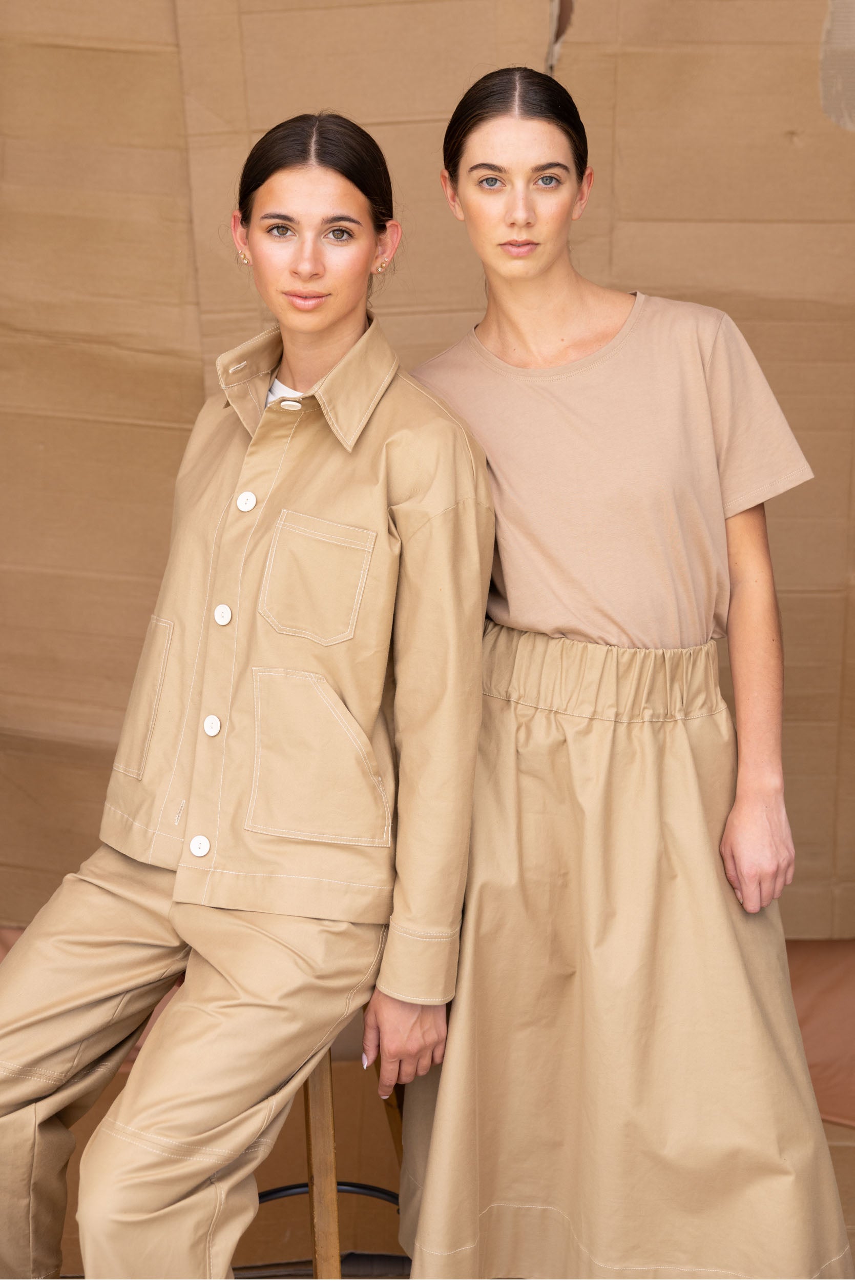 Cas Skirt | Tan