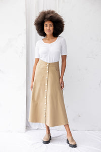 Cruise Skirt | Tan - ReCreate Clothing