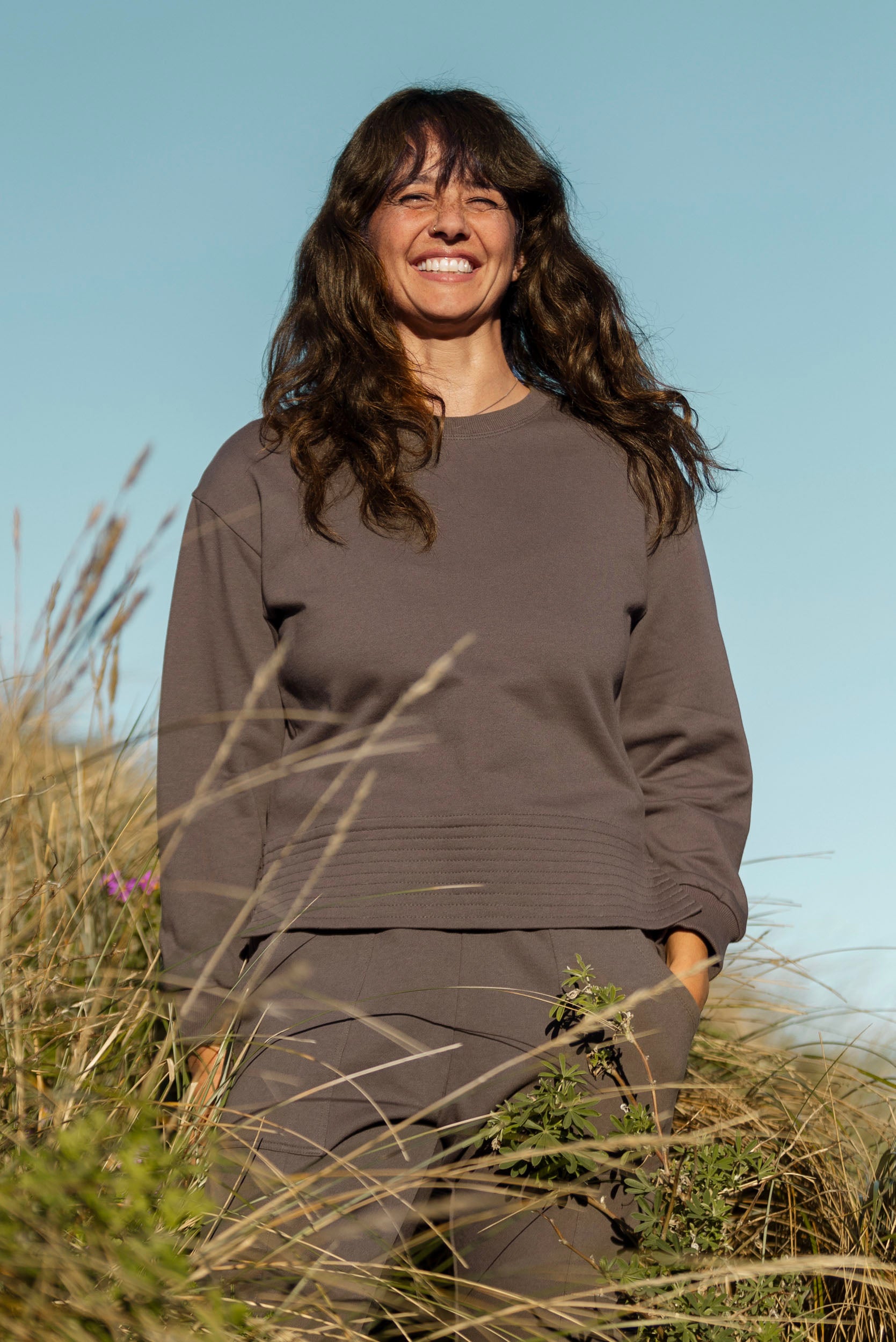 Edie Sweatshirt | Charcoal