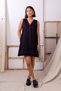 Etta Dress | Indigo | XL - ReCreate Clothing