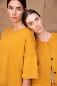 Joy Sweatshirt Tee | Marigold | XL - ReCreate Clothing