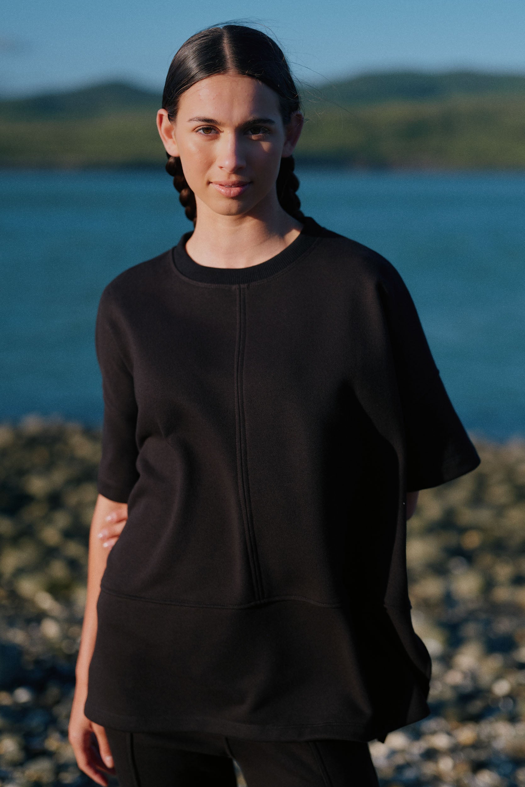 Love Sweatshirt Tee | Black