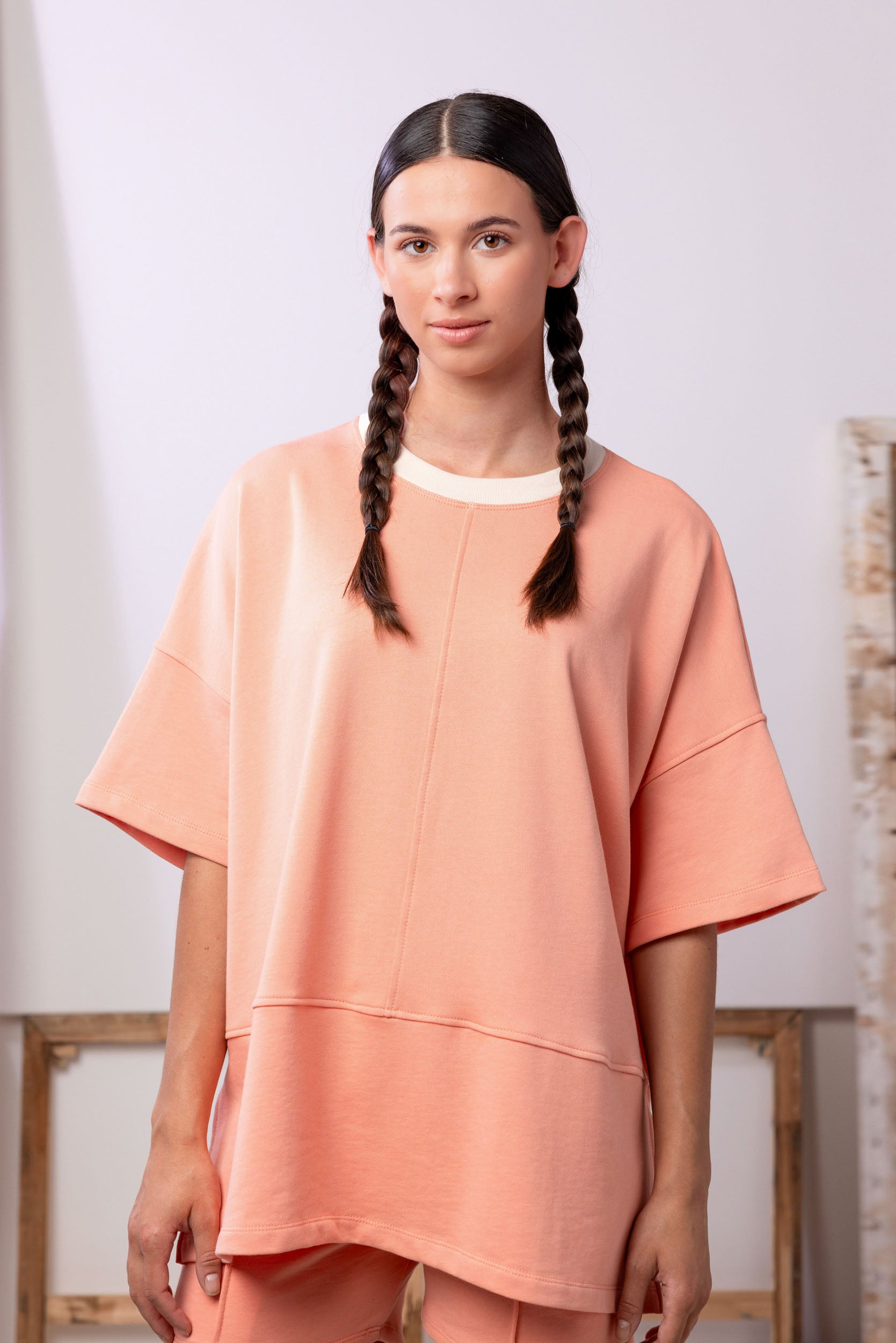 Love Sweatshirt Tee | Peony | S - ReCreate Clothing