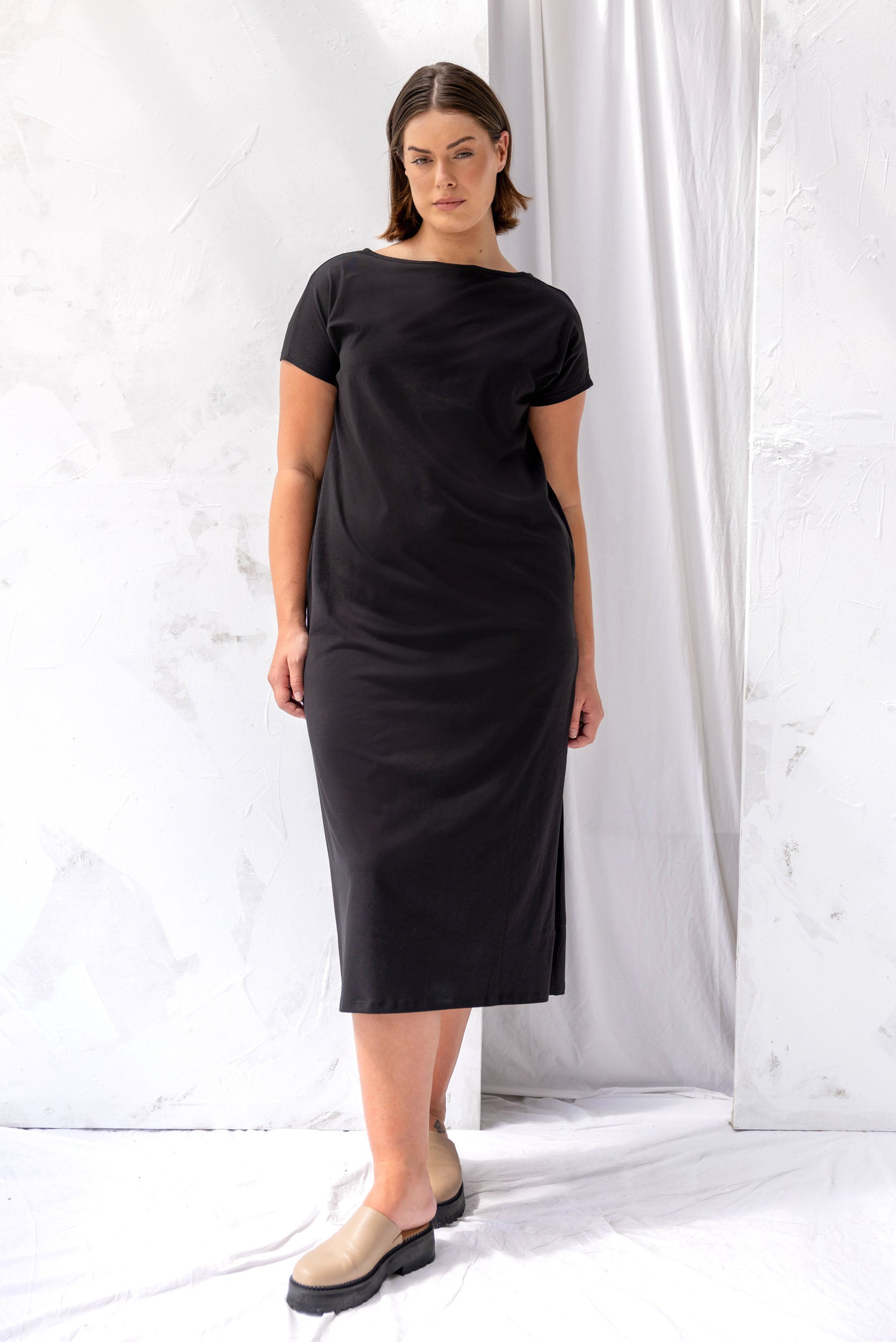 Noah Reversible Dress | Black - ReCreate Clothing