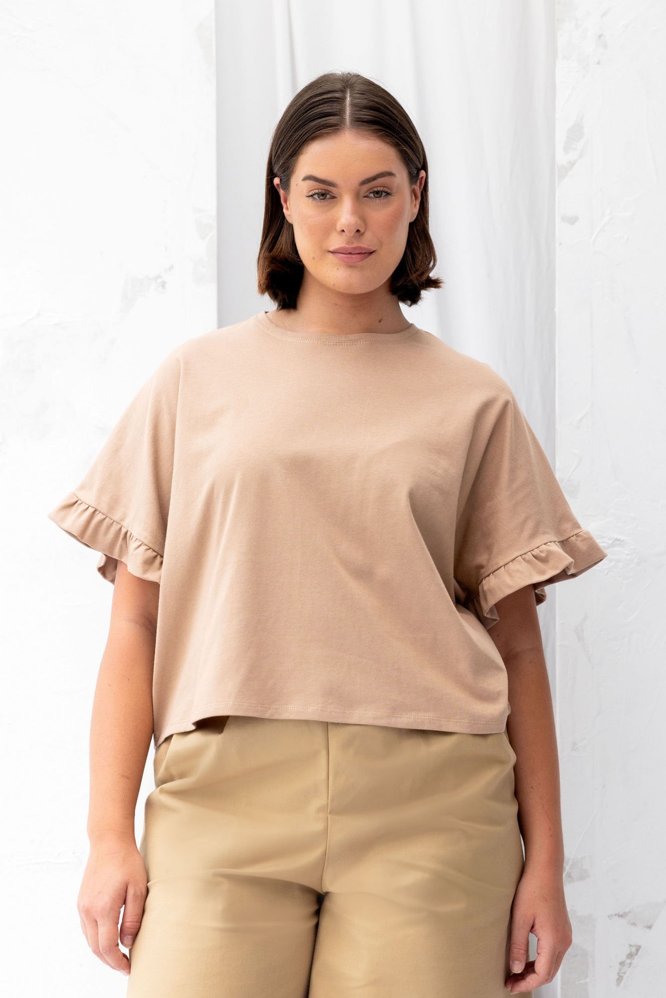 Clothes Ripple Ripple Tee | Clay | ReCreate Clothing