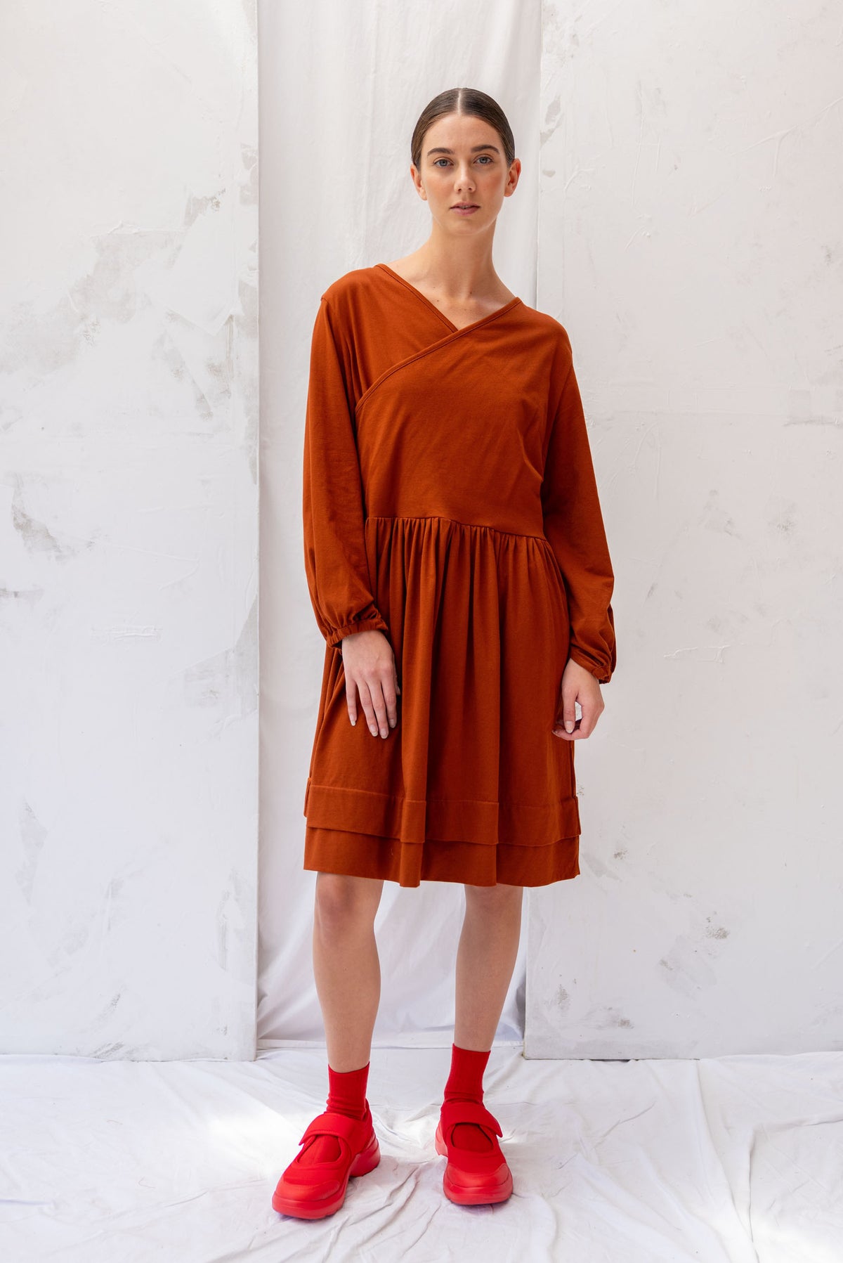 Sebastian Dress | Chestnut | S - ReCreate Clothing