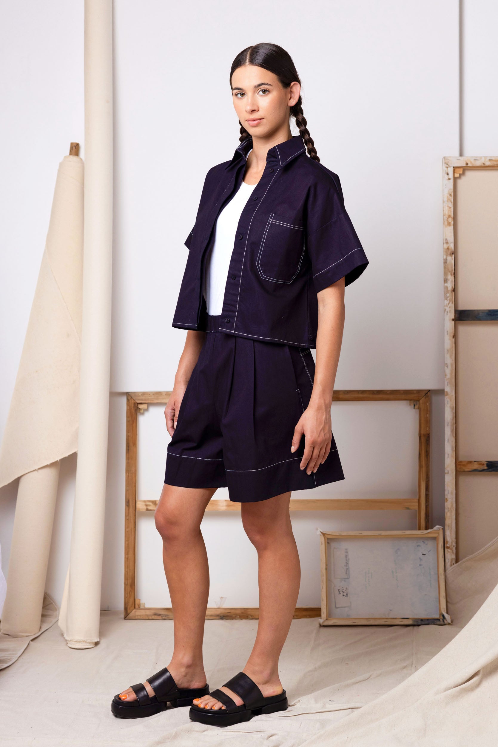 Tomorrow Shorts | Indigo