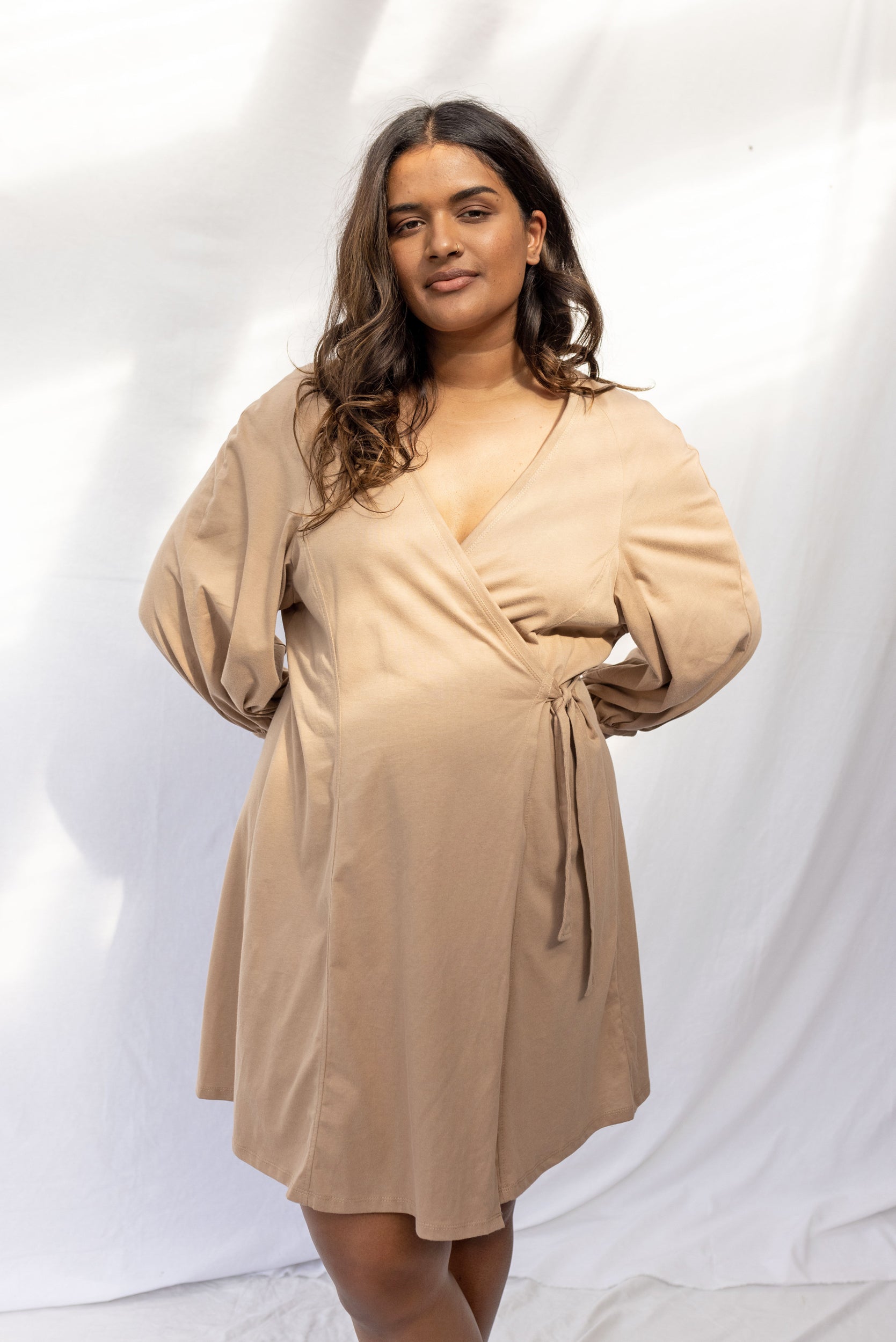 Neve Dress | Clay | XL - ReCreate Clothing