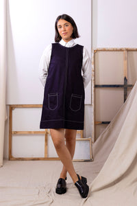 Etta Dress | Indigo | XL - ReCreate Clothing