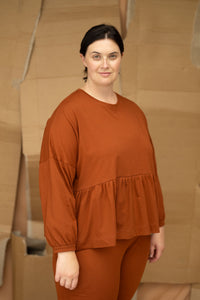 Step Up Top | Chestnut - ReCreate Clothing