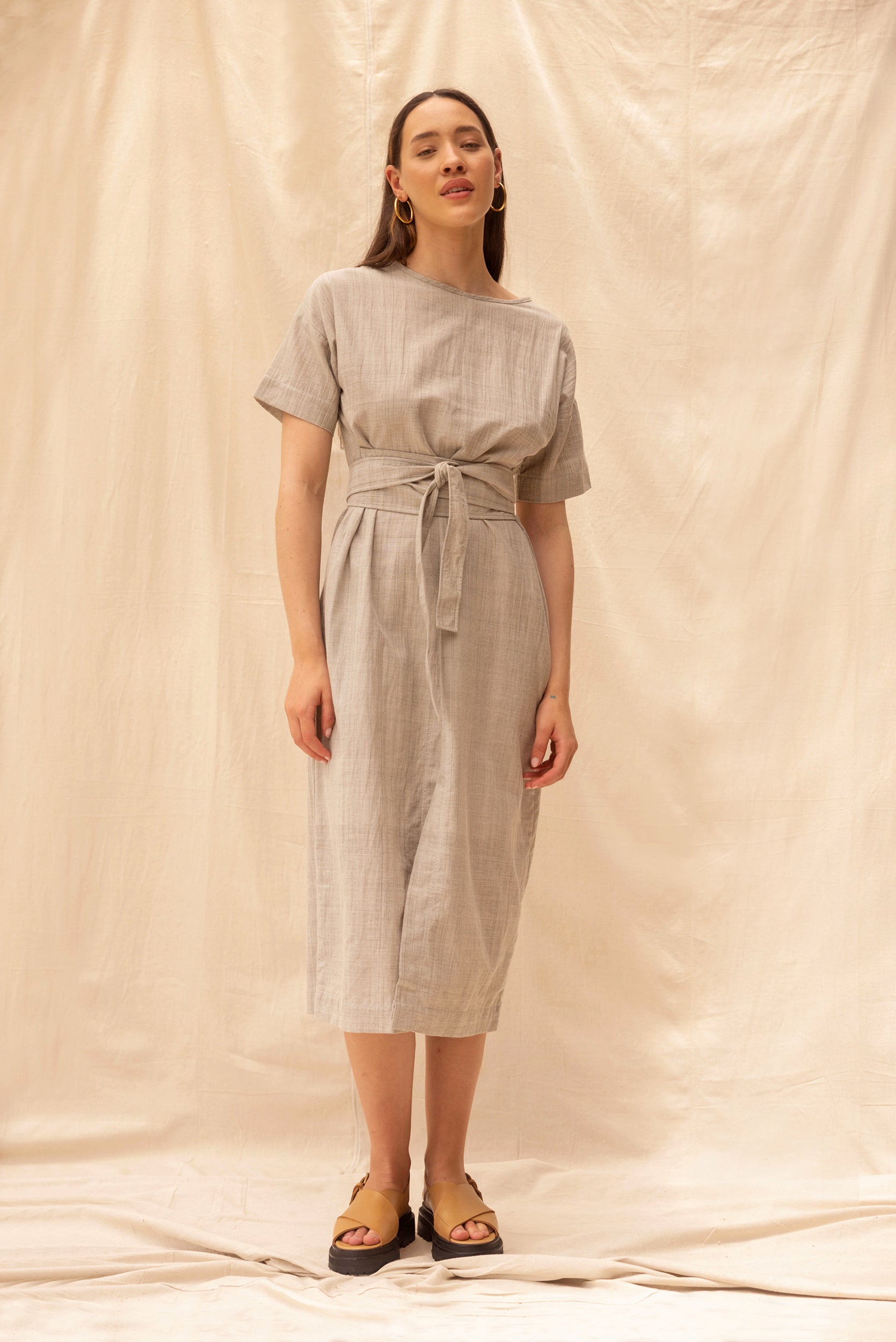 Array Dress | Pebble | S - ReCreate Clothing