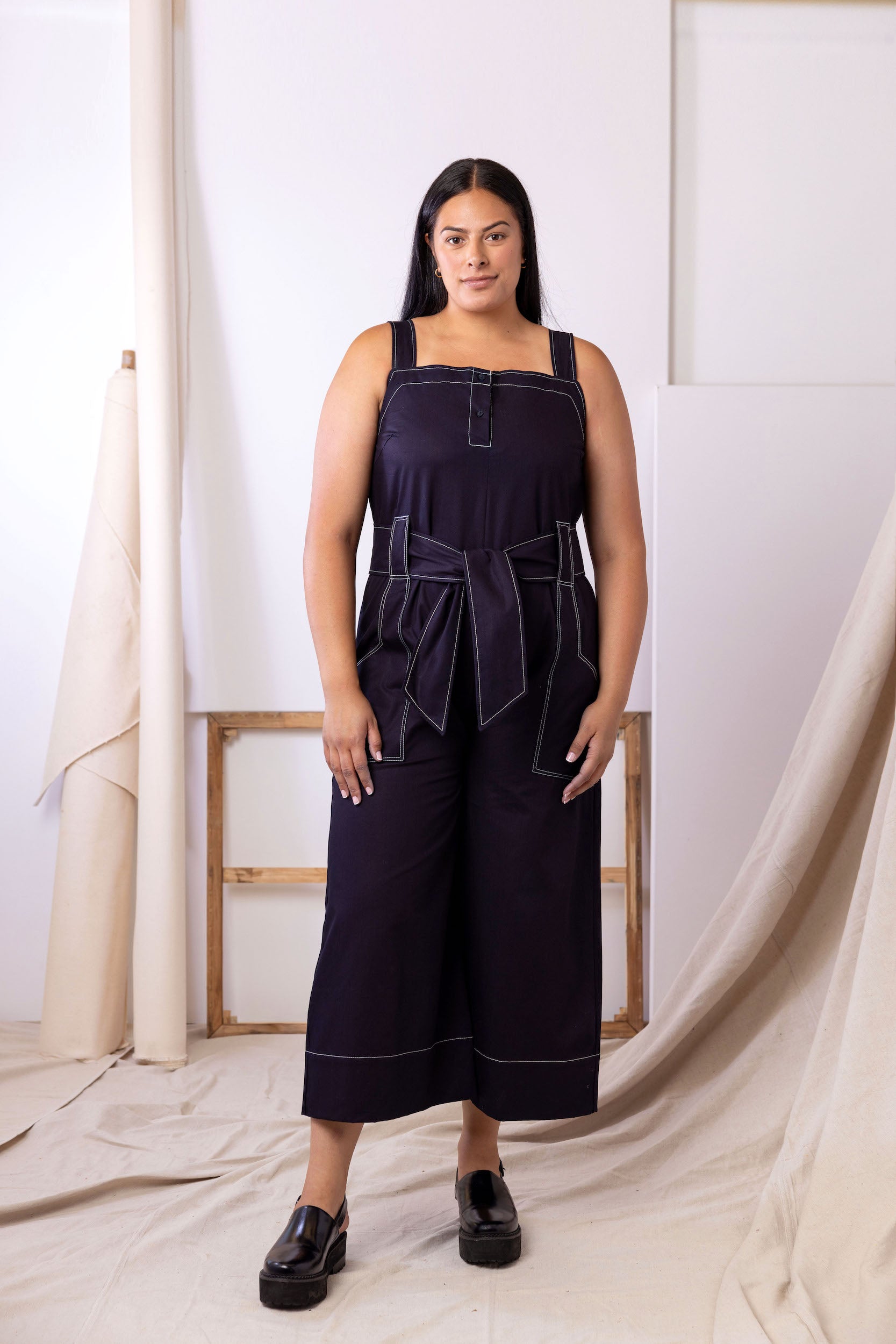 Goldie Jumpsuit | Indigo - ReCreate Clothing