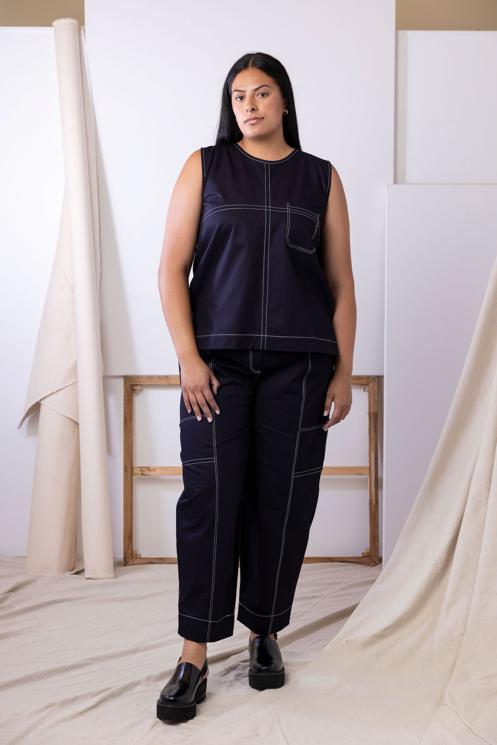 Upside Top | Indigo - ReCreate Clothing