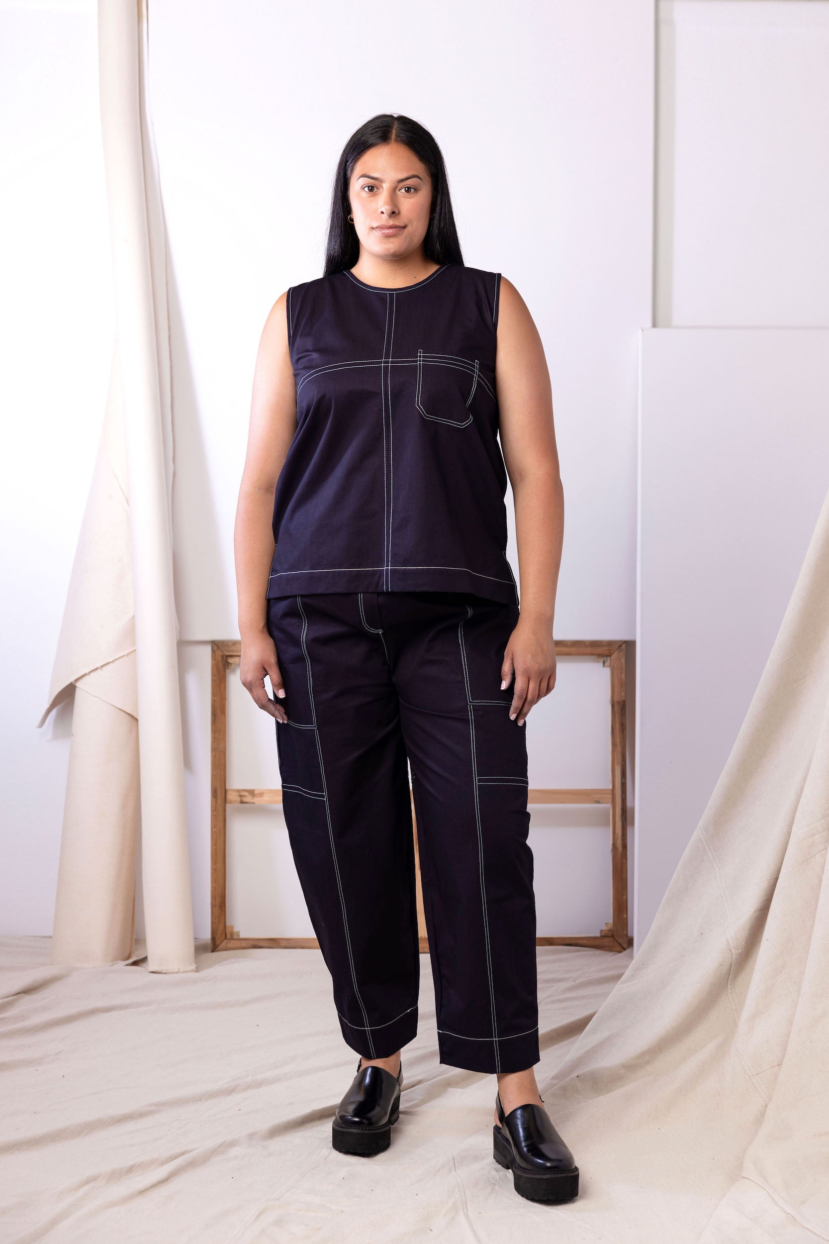Upside Top | Indigo - ReCreate Clothing