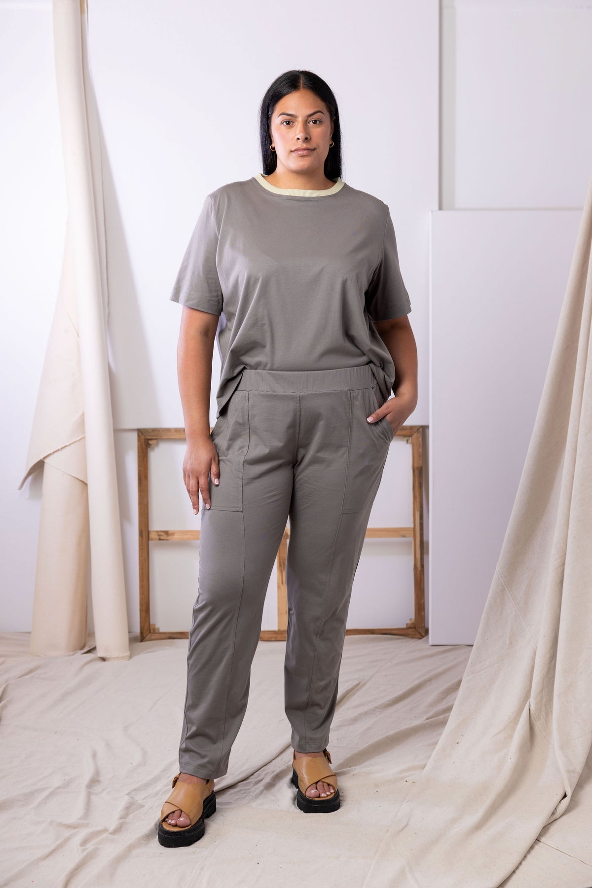 Gabriel Pant | Grey Sage - ReCreate Clothing