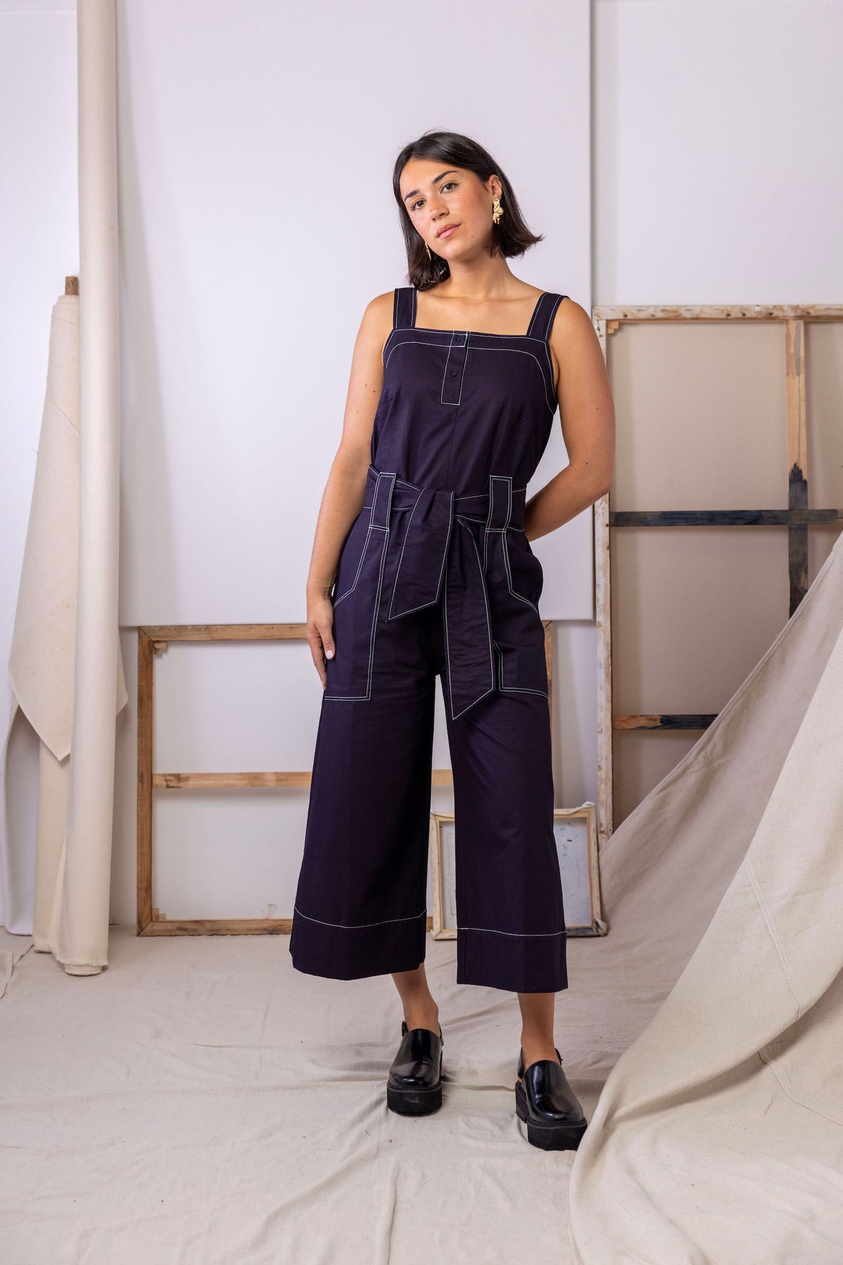 Goldie Jumpsuit | Indigo - ReCreate Clothing