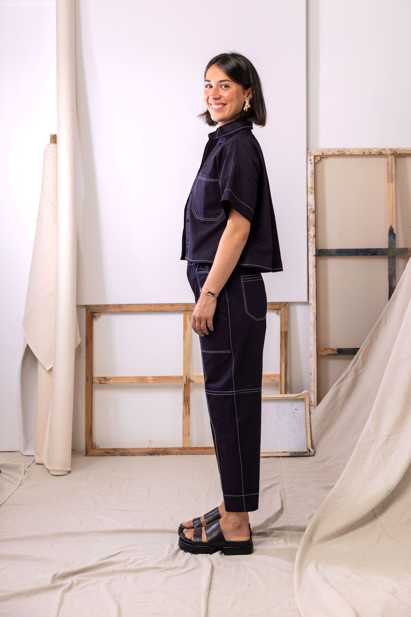 South Bank Shirt | Indigo - ReCreate Clothing