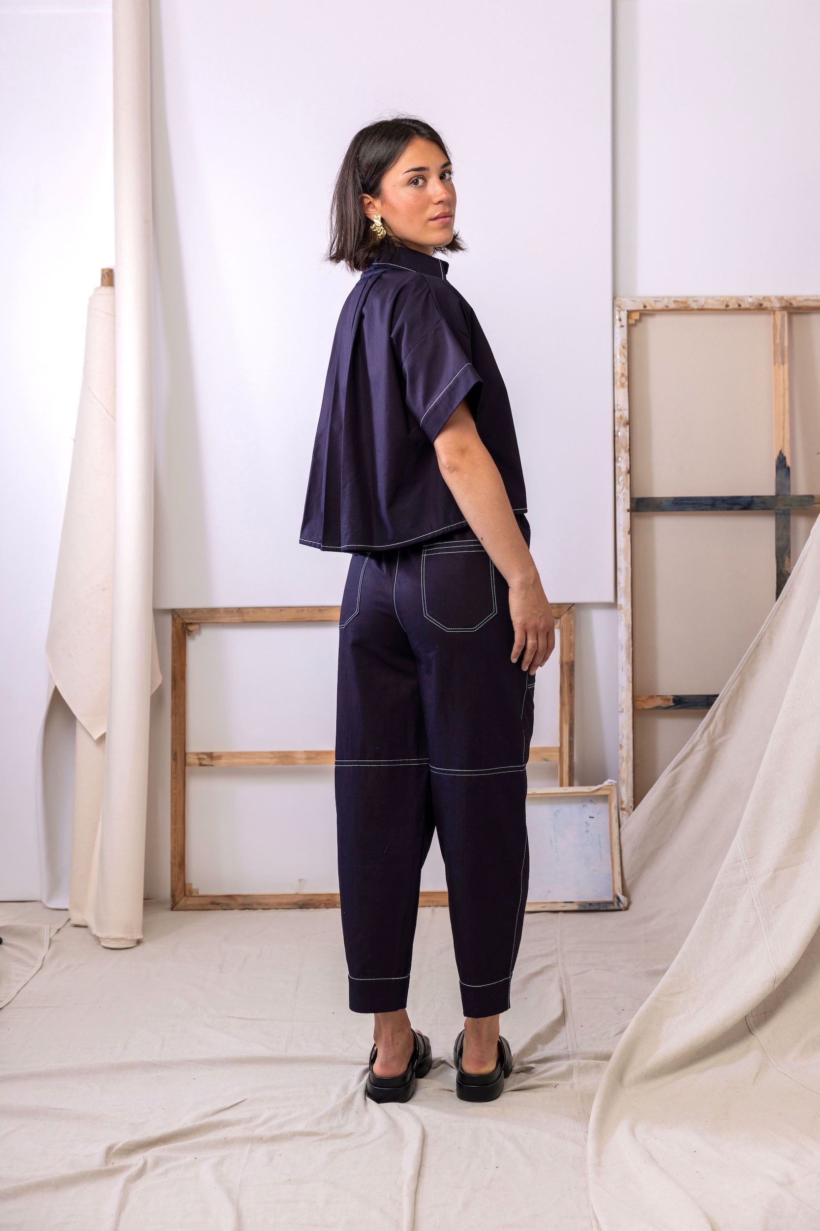 South Bank Shirt | Indigo - ReCreate Clothing