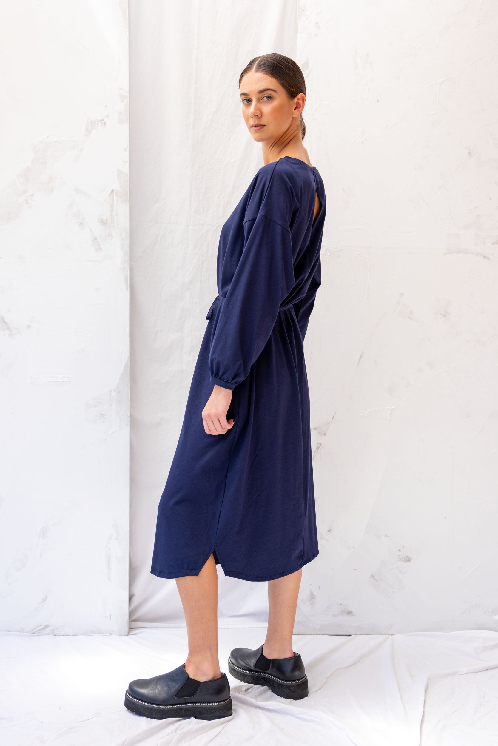 Ahead Dress | Ink | S - ReCreate Clothing