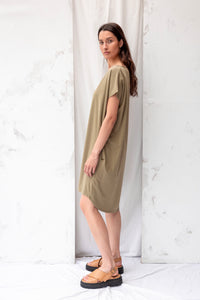 Arc Dress | Olive | XS - ReCreate Clothing