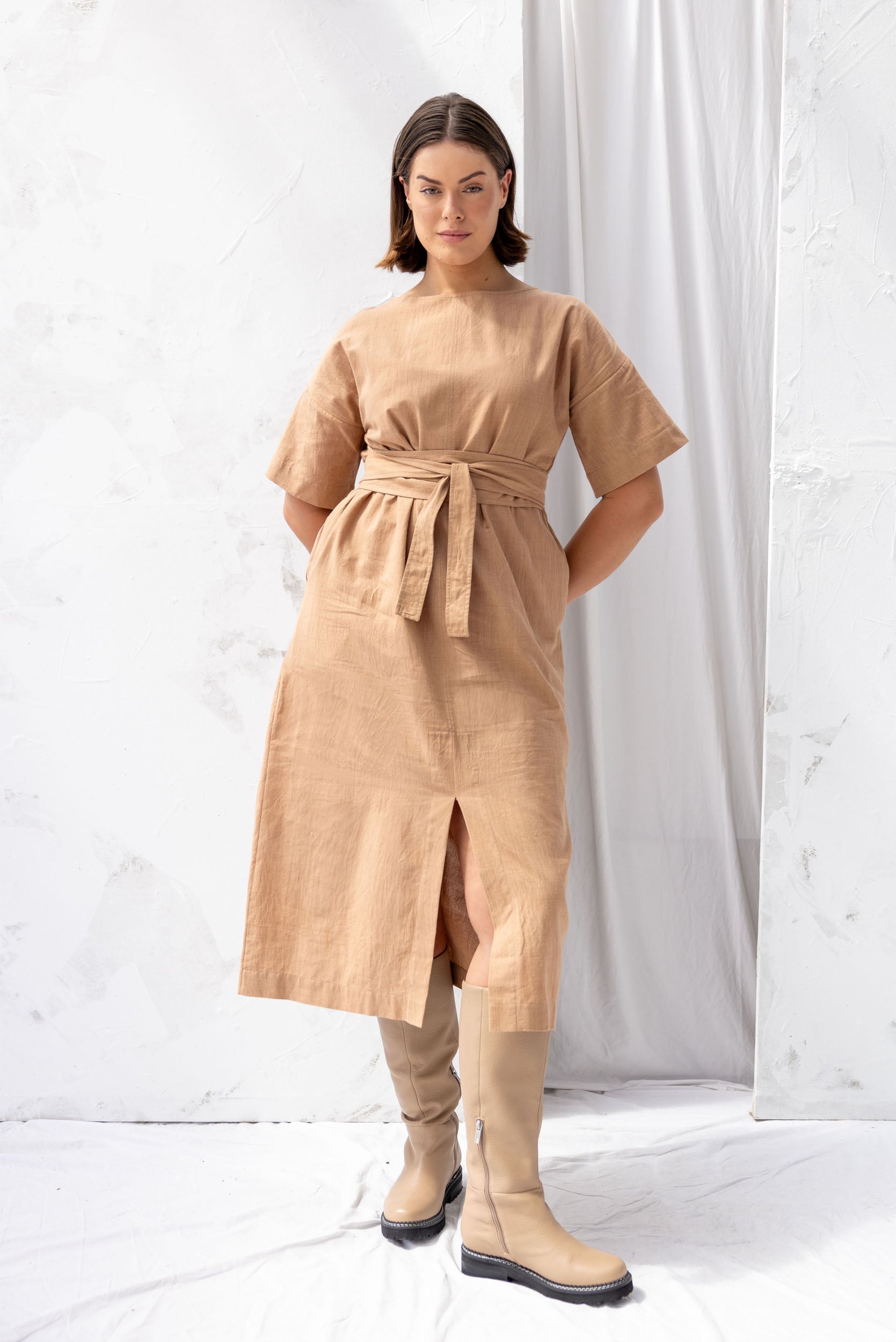 Array Dress | Earth | L - ReCreate Clothing