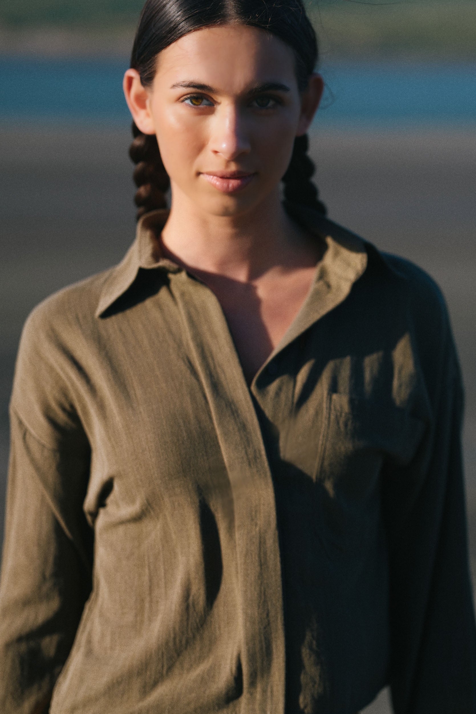 Boxy Shirt | Olive