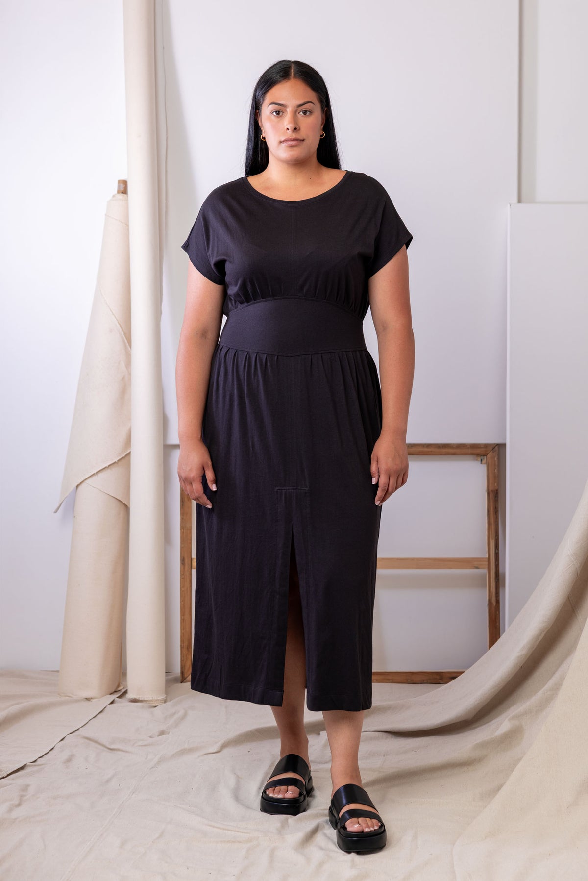 Chloe Dress | Black | XL - ReCreate Clothing