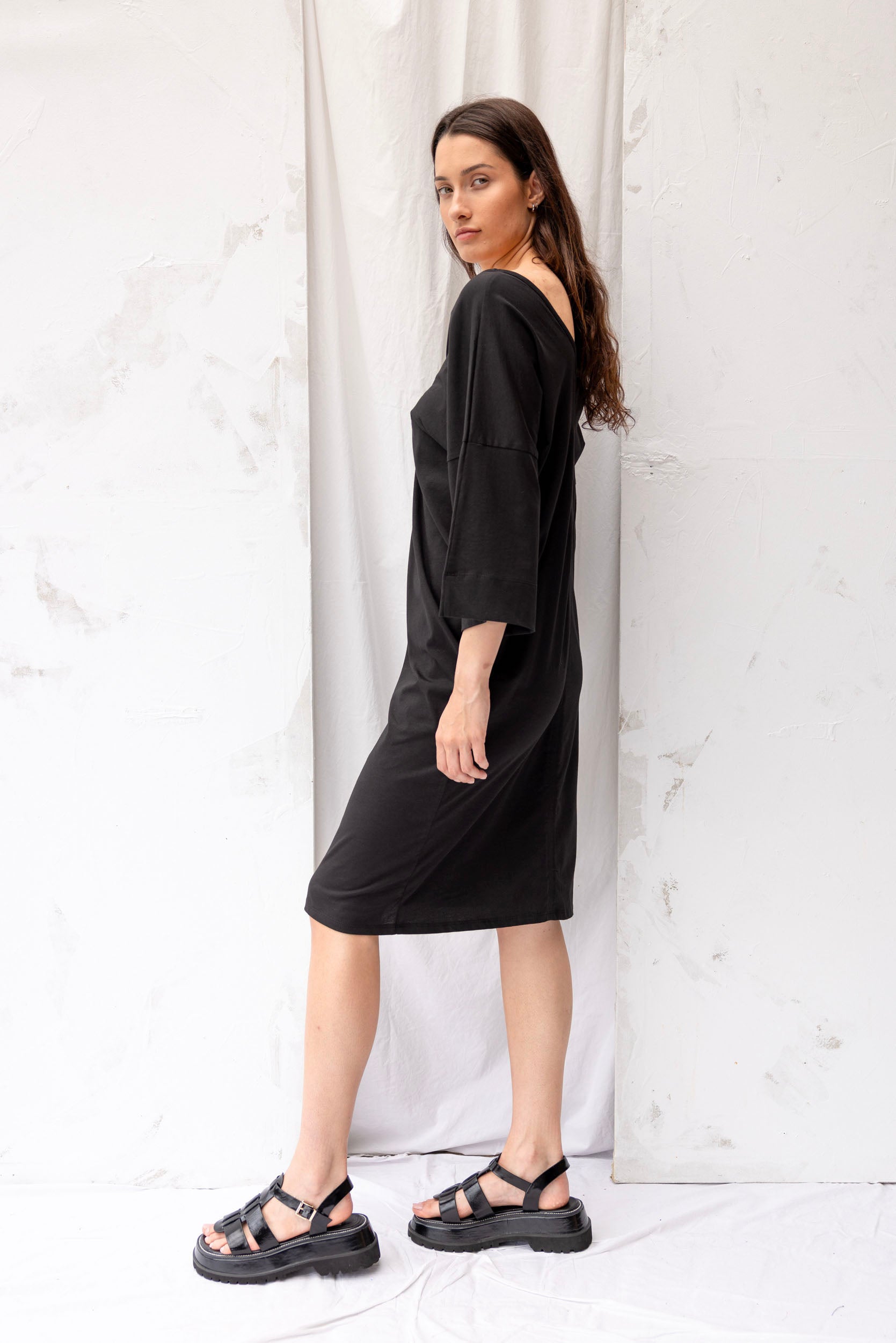 Cove Dress | Black | S - ReCreate Clothing