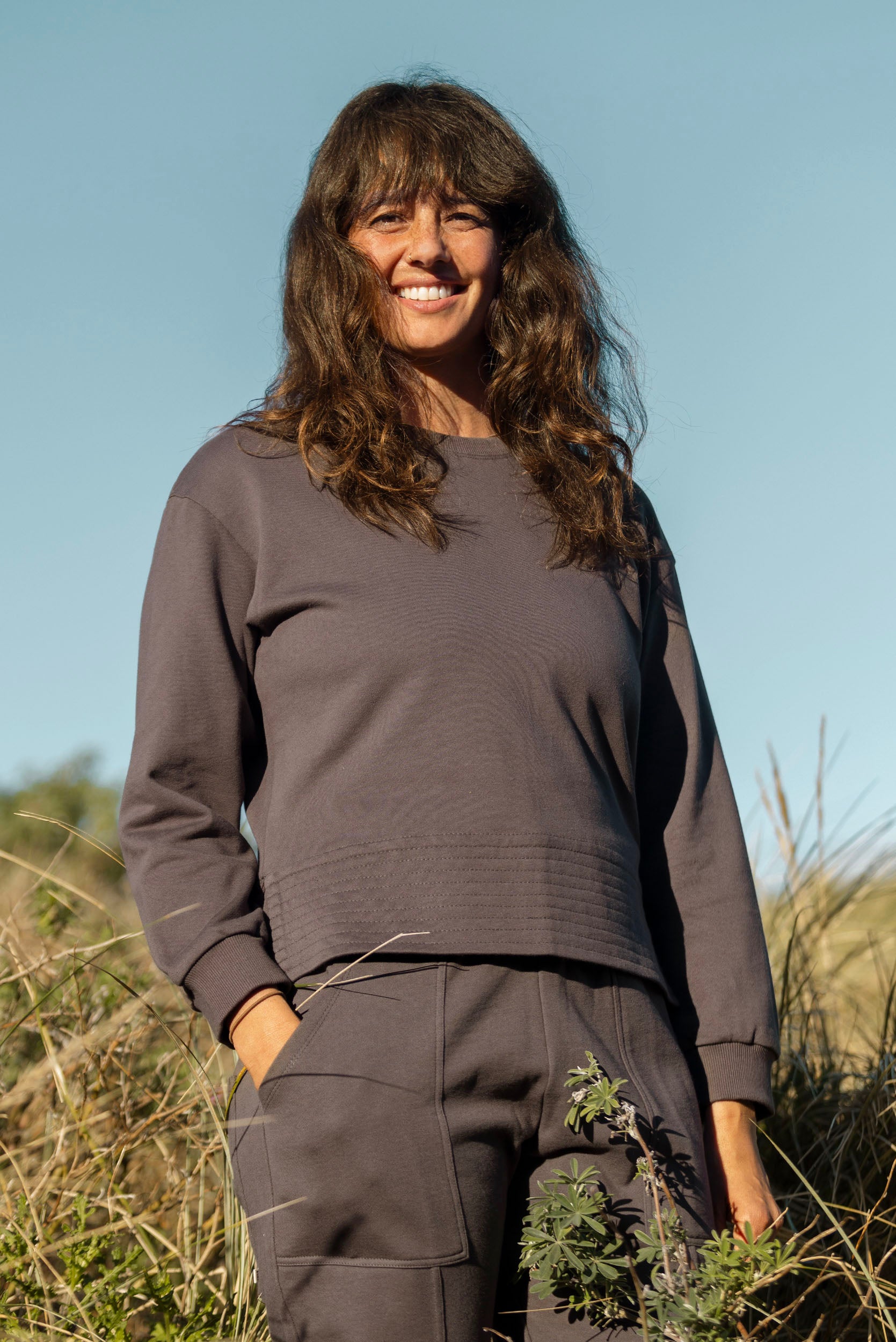 Edie Sweatshirt | Charcoal